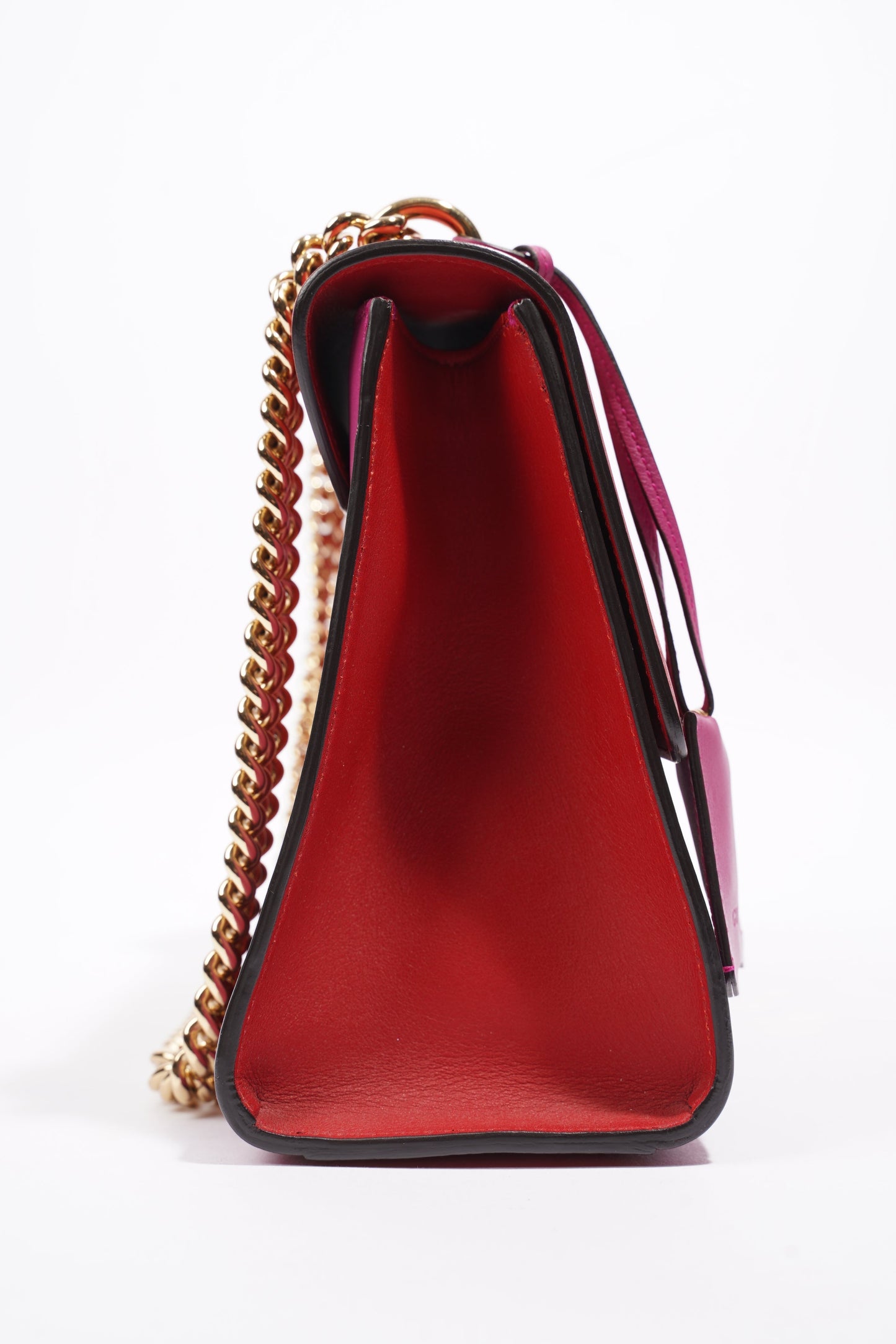 Gucci Padlock Pink / Red Leather