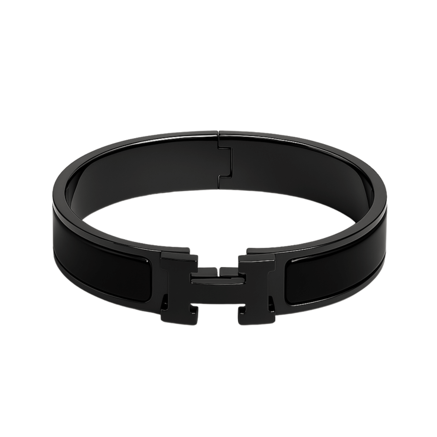 HERMES Clic HH So Black bracelet 12 MM Men