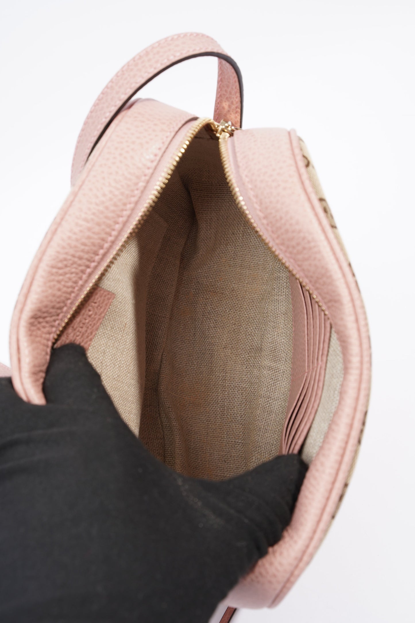 Gucci Bree Supreme / Pink Canvas