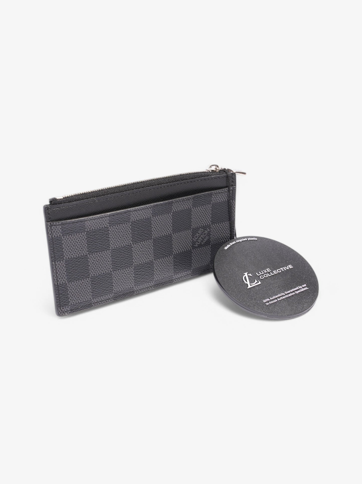 Louis Vuitton Coin Card Holder 2mm Coated Canvas