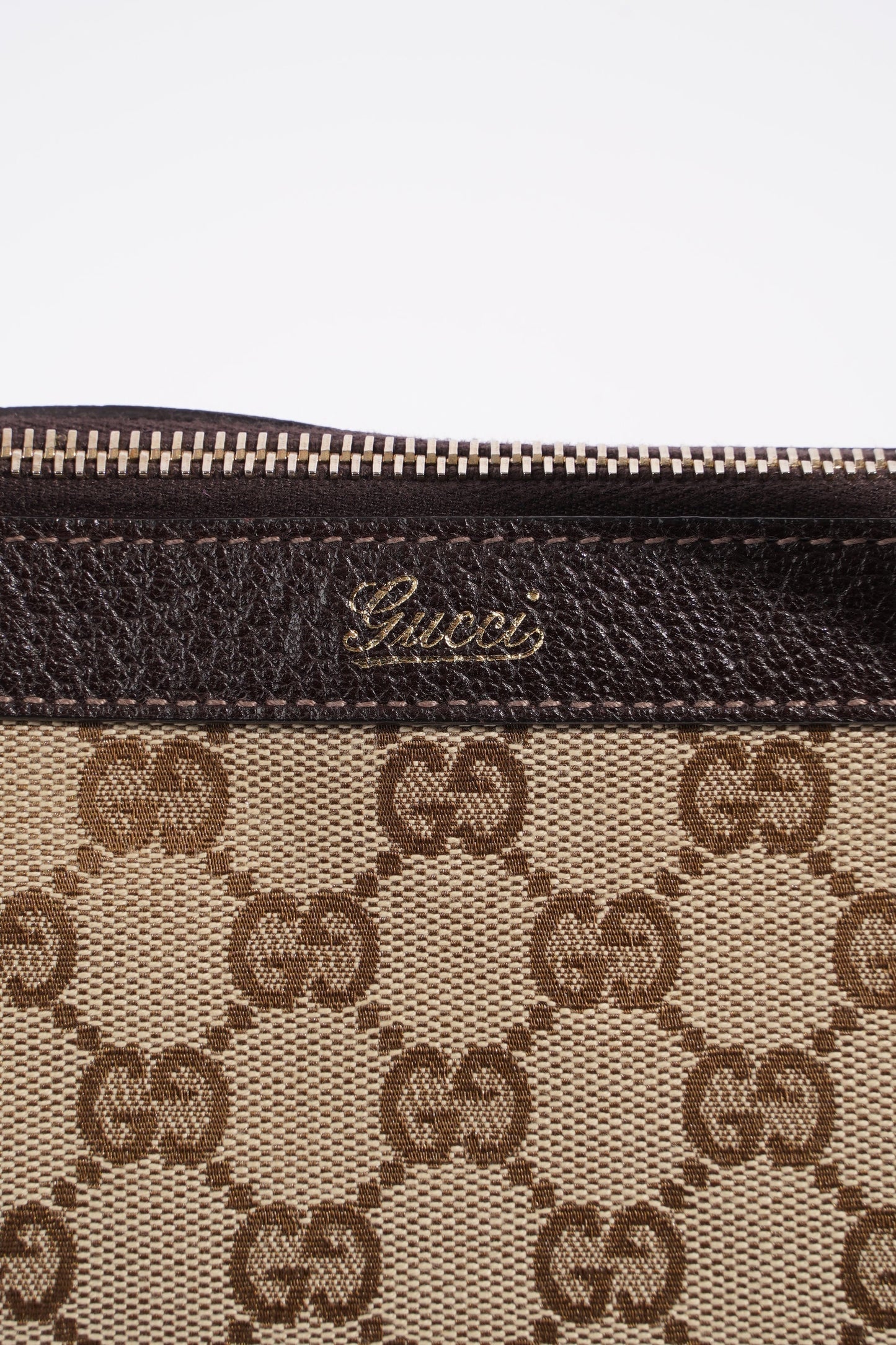 Gucci Abbey GG Tote GG Supreme / Brown Leather Canvas
