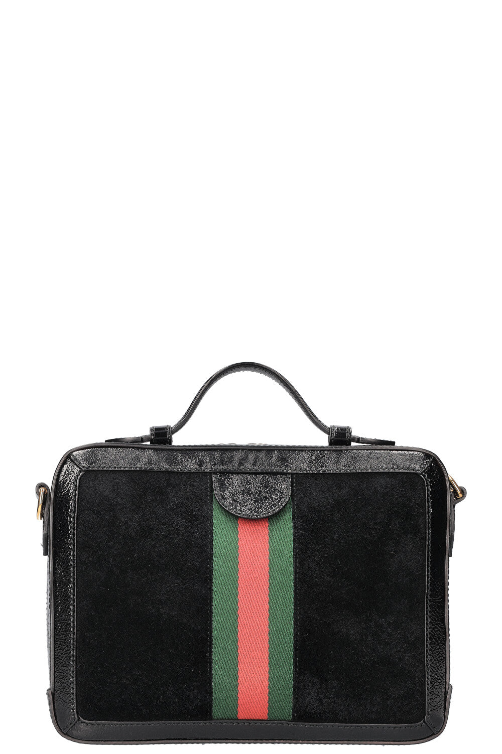 GUCCI Ophidia Zip Around Bag Suede Black