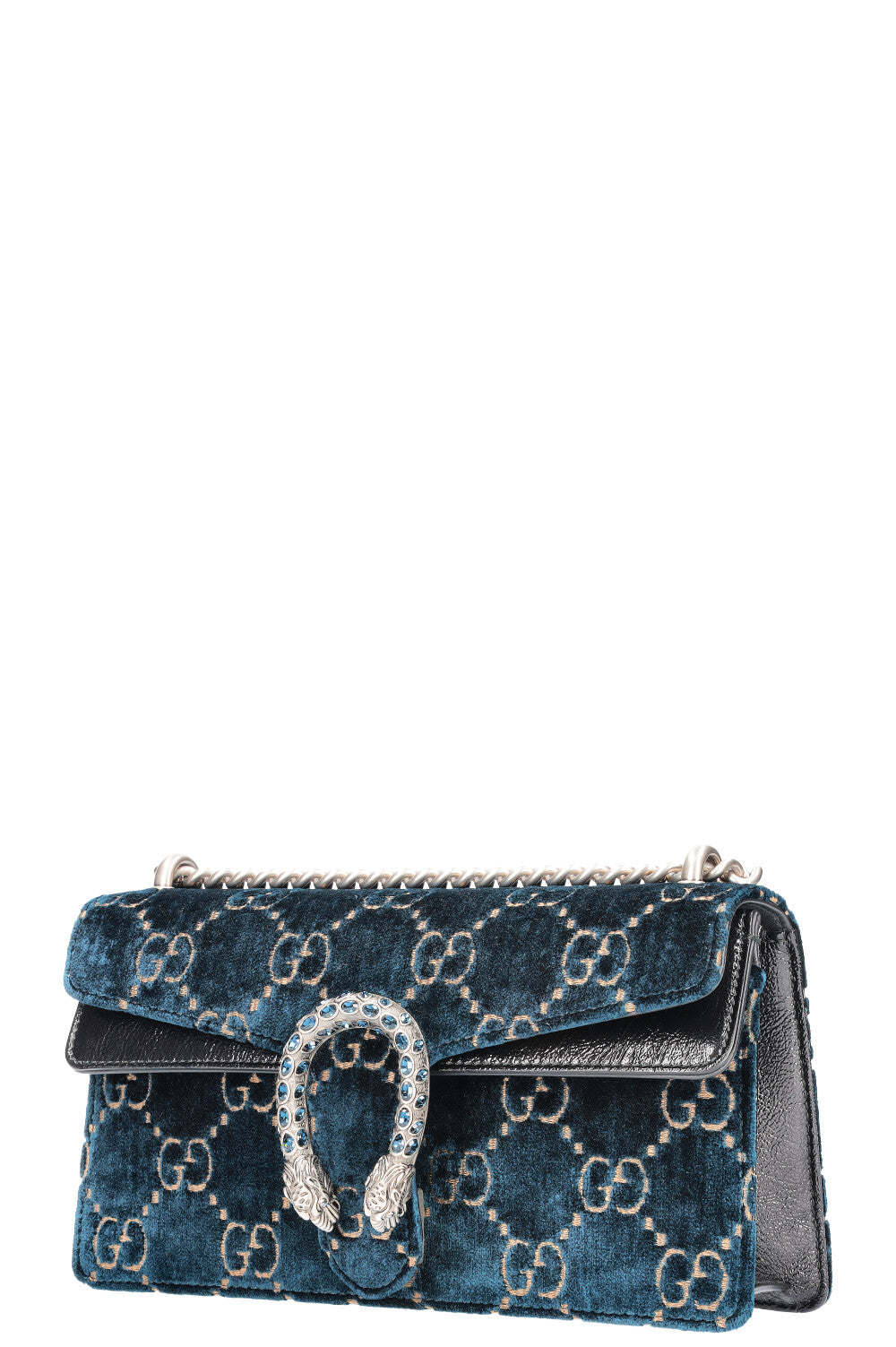 GUCCI Small Dionysus Bag Velvet Blue