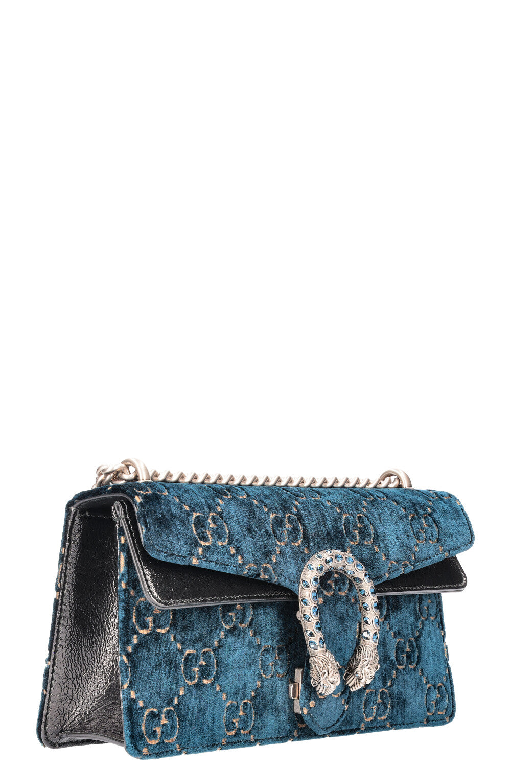 GUCCI Small Dionysus Bag Velvet Blue
