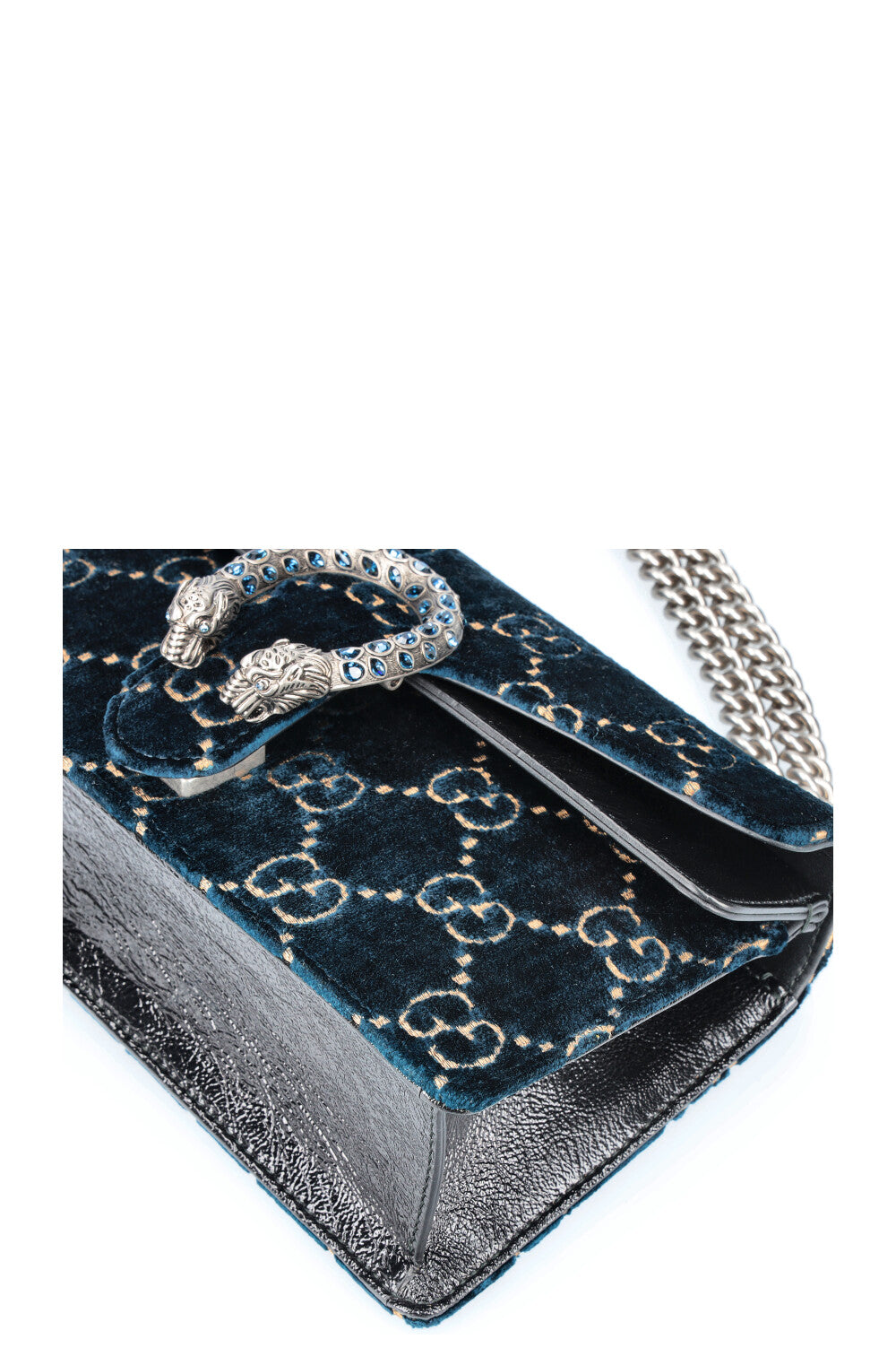 GUCCI Small Dionysus Bag Velvet Blue