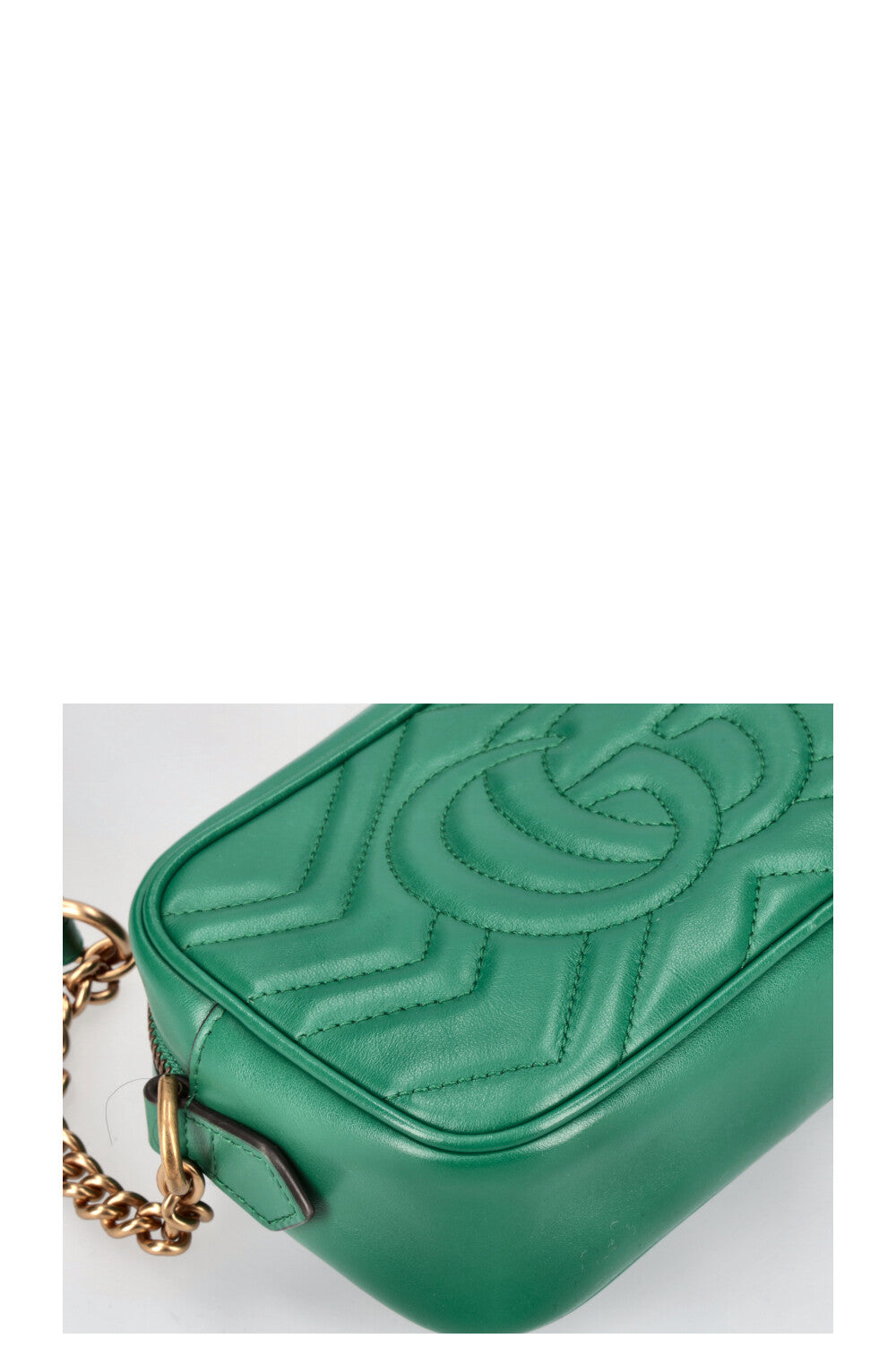 GUCCI Marmont Small Camera Bag Green