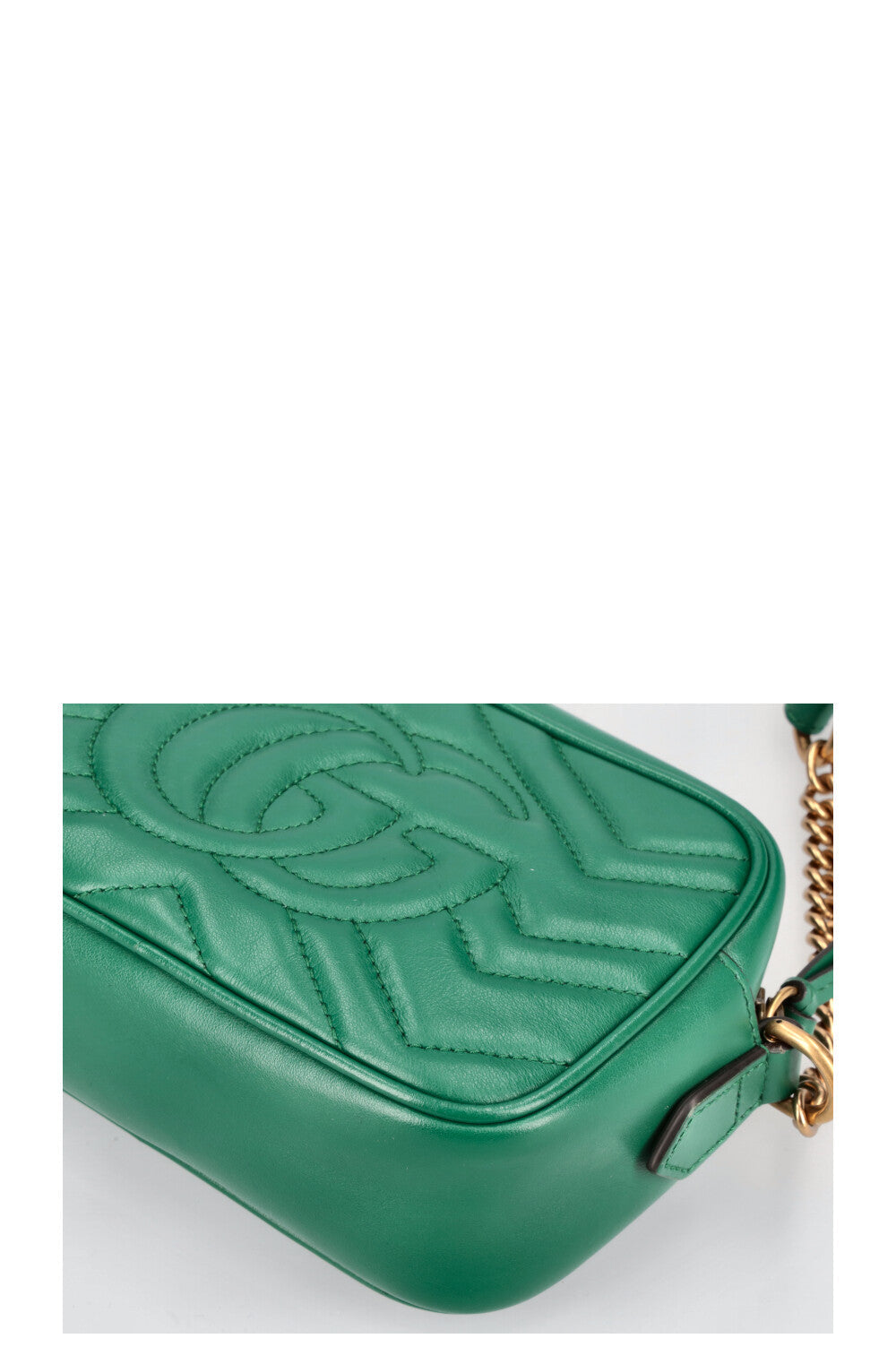 GUCCI Marmont Small Camera Bag Green