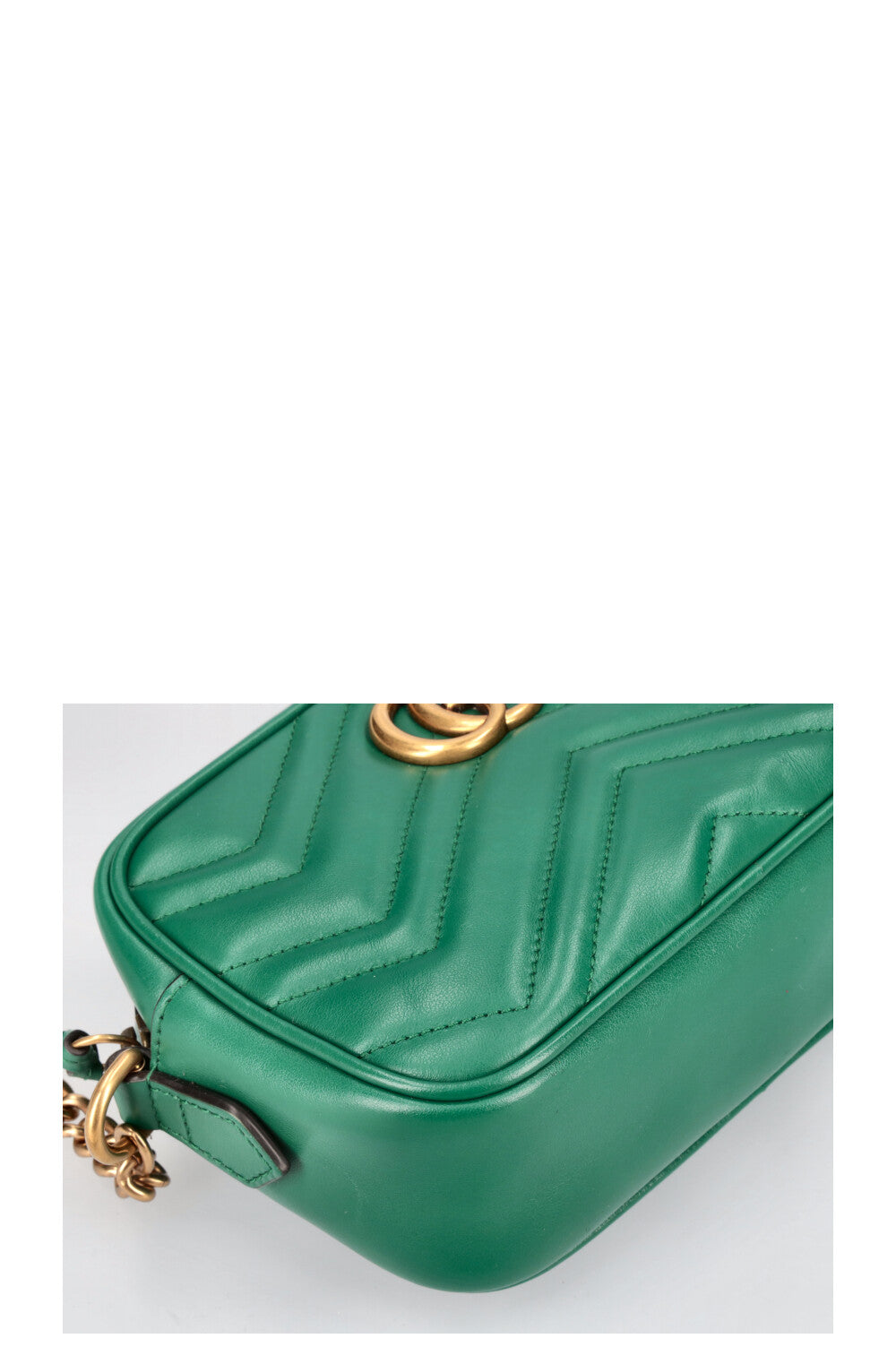 GUCCI Marmont Small Camera Bag Green