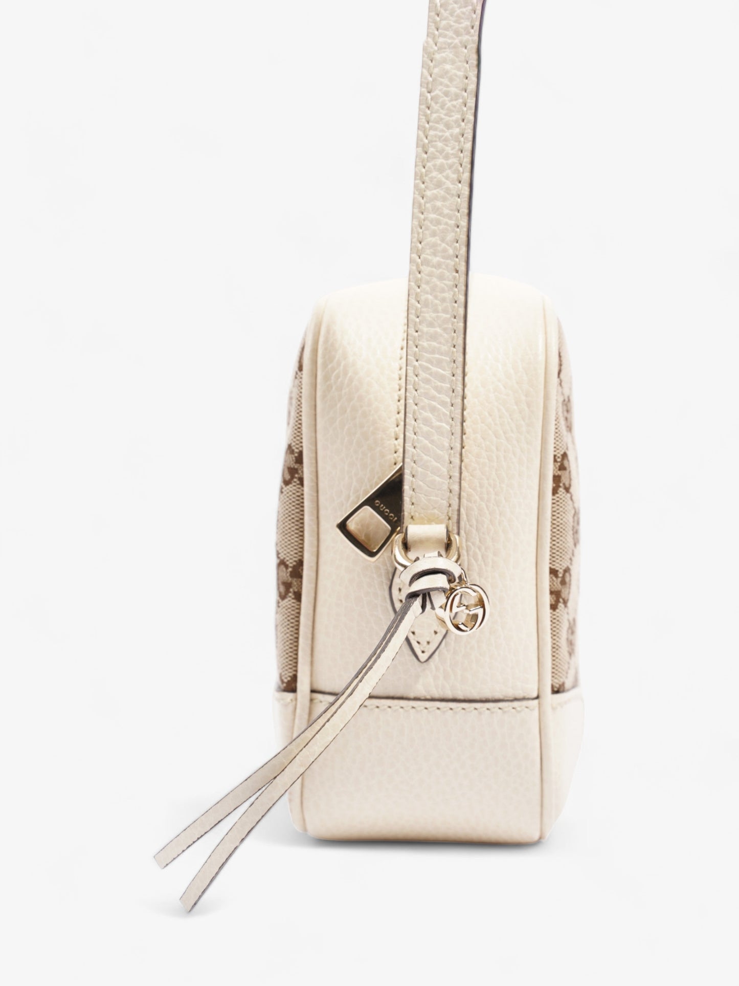 Gucci Bree Beige And Ebony GG Supreme Canvas