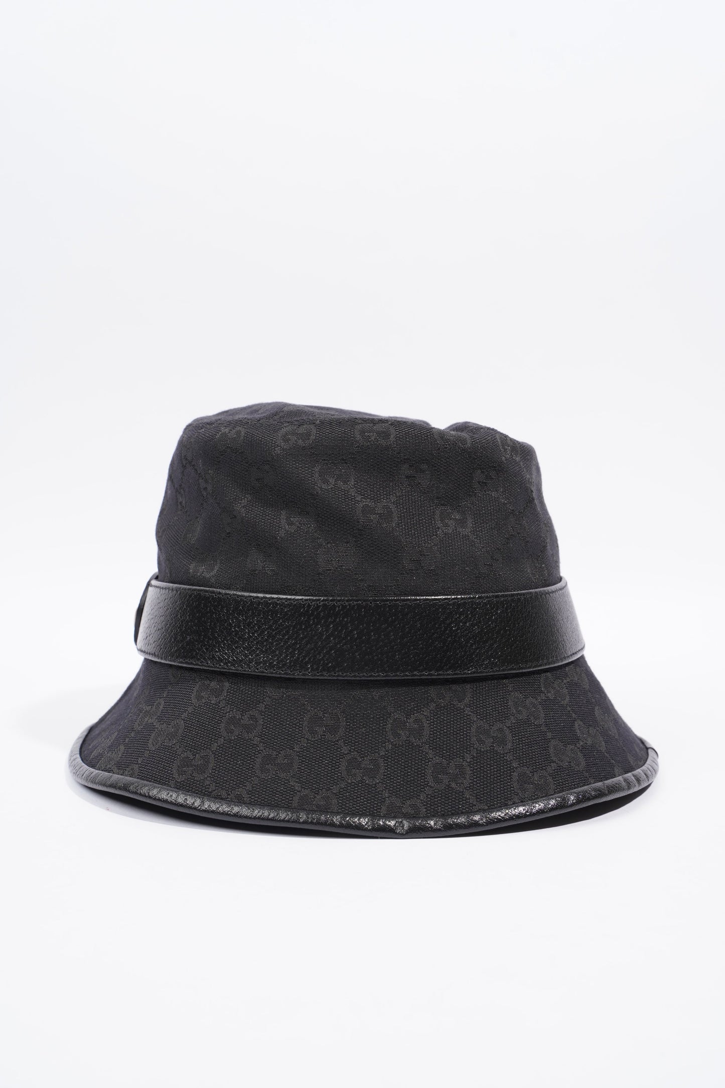 Gucci GG Bucket Hat Black GG Supreme Canvas XL (60cm)