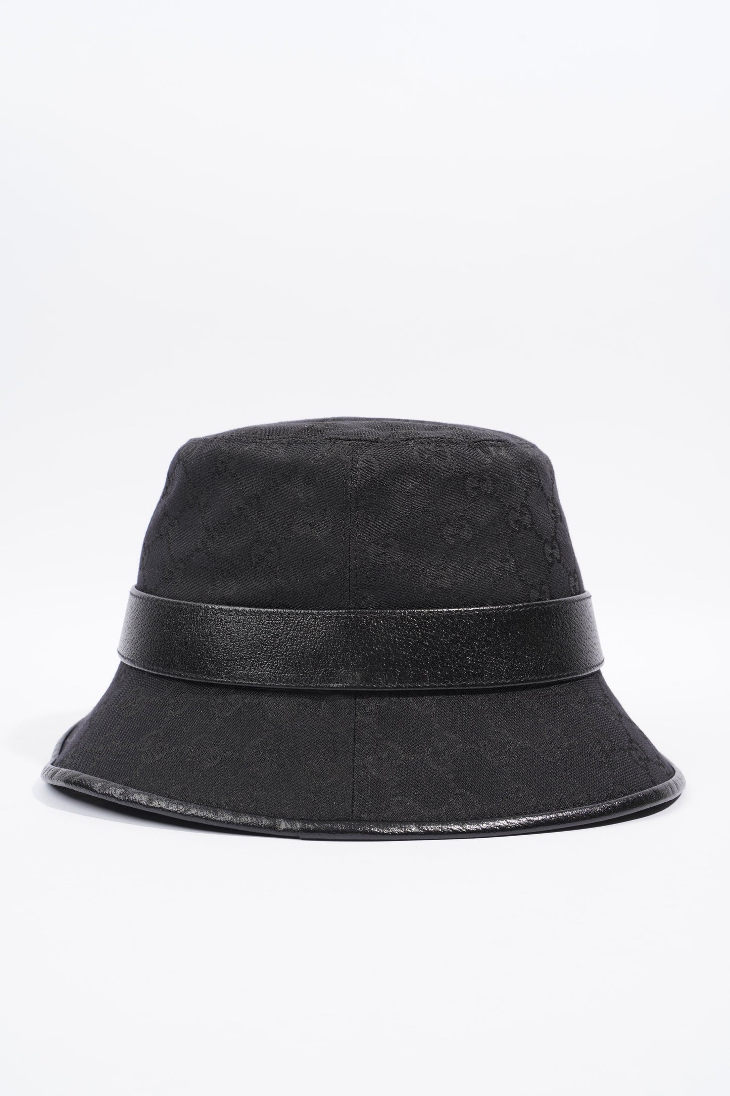 Gucci GG Bucket Hat Black GG Supreme Canvas XL (60cm)