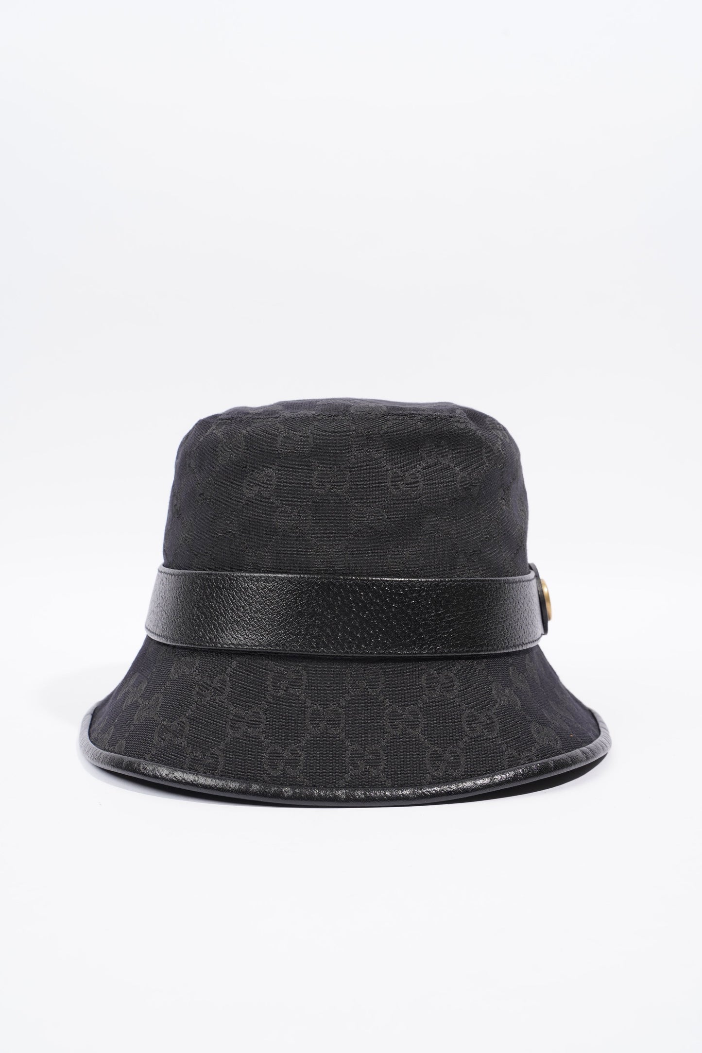 Gucci GG Bucket Hat Black GG Supreme Canvas XL (60cm)
