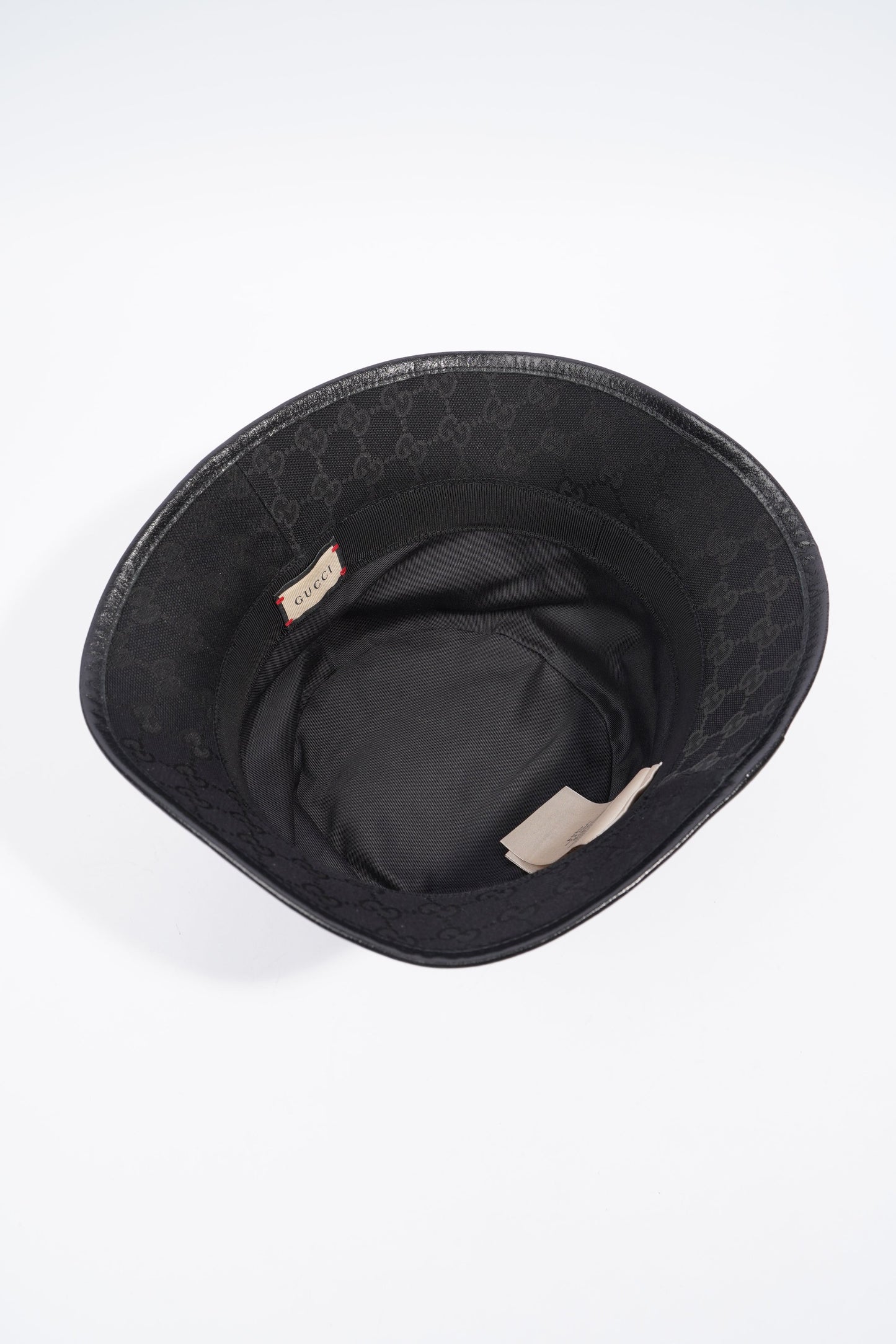 Gucci GG Bucket Hat Black GG Supreme Canvas XL (60cm)