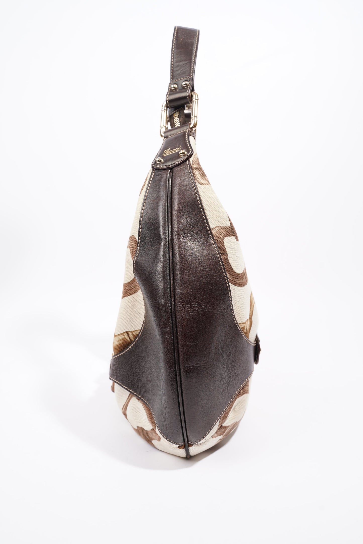 Gucci Horsebit Amalfi Cream / Brown Canvas