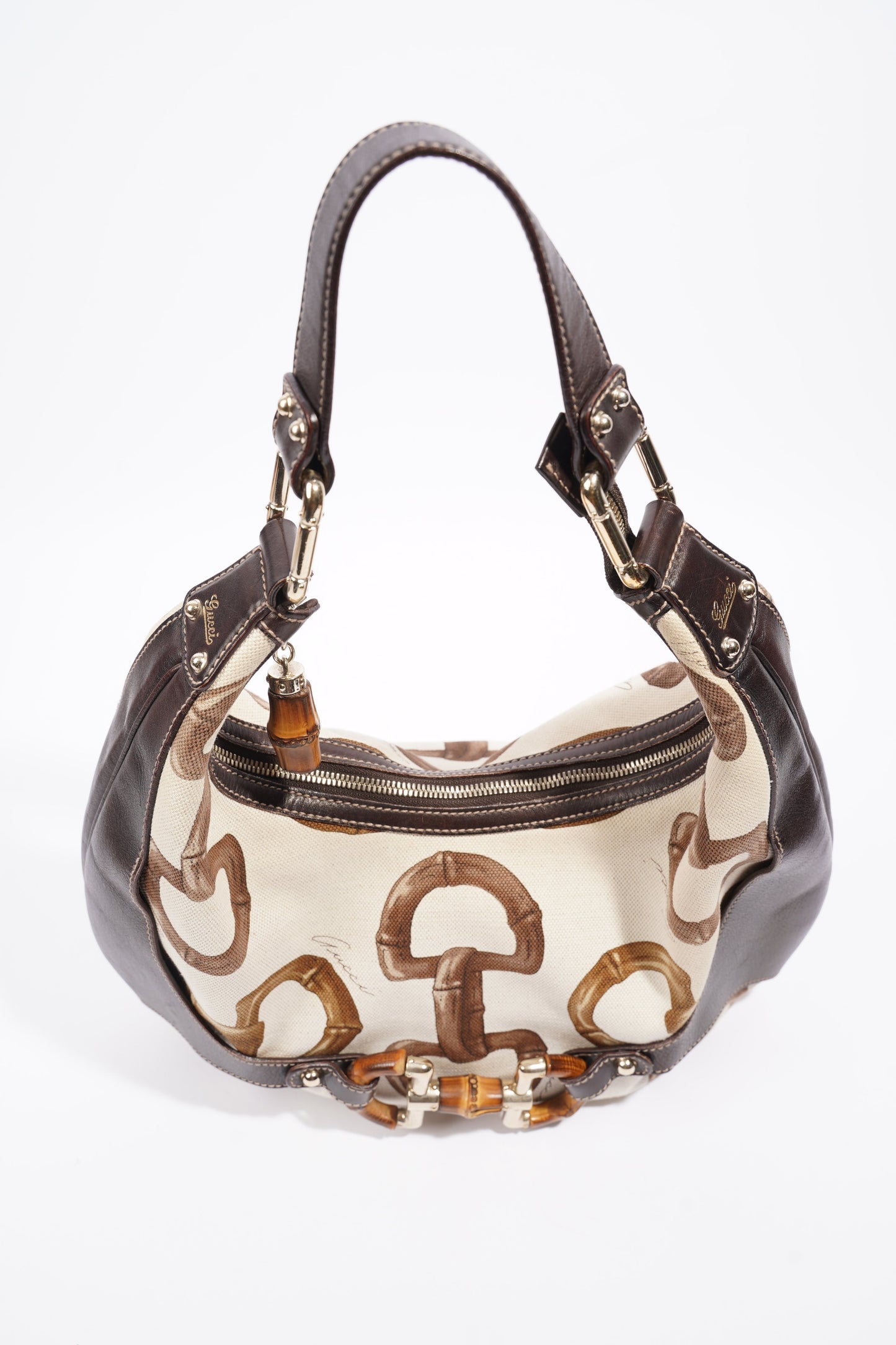 Gucci Horsebit Amalfi Cream / Brown Canvas