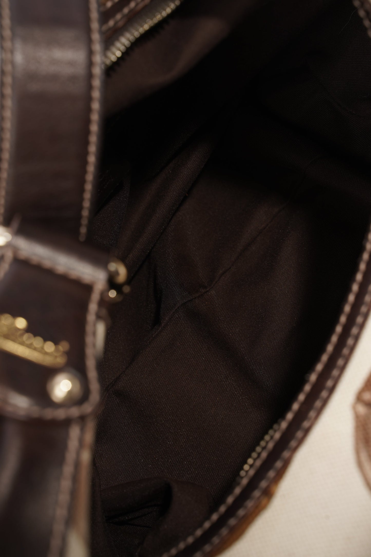 Gucci Horsebit Amalfi Cream / Brown Canvas