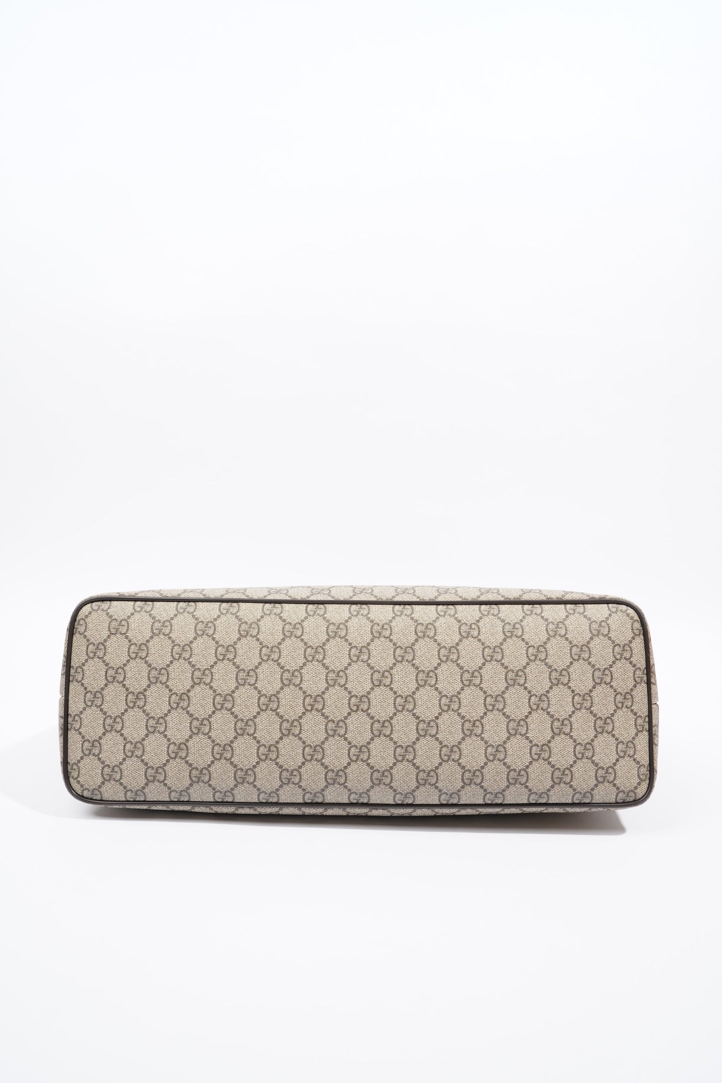 Gucci GG Zip Tote Beige And Ebony GG Supreme Coated Canvas Medium