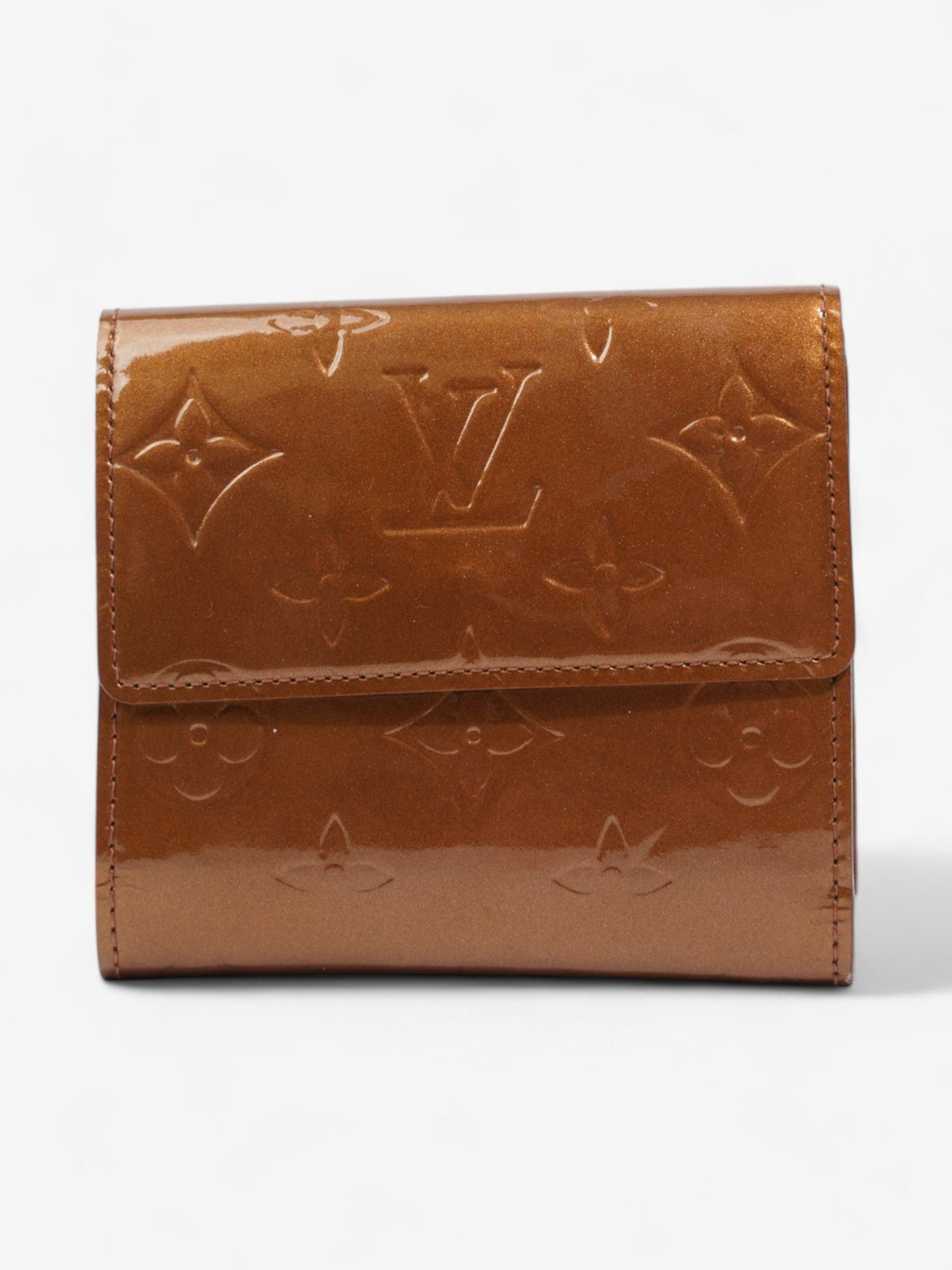 Louis Vuitton Elise Wallet Monogram Vernis / Bronze Vernis Leather