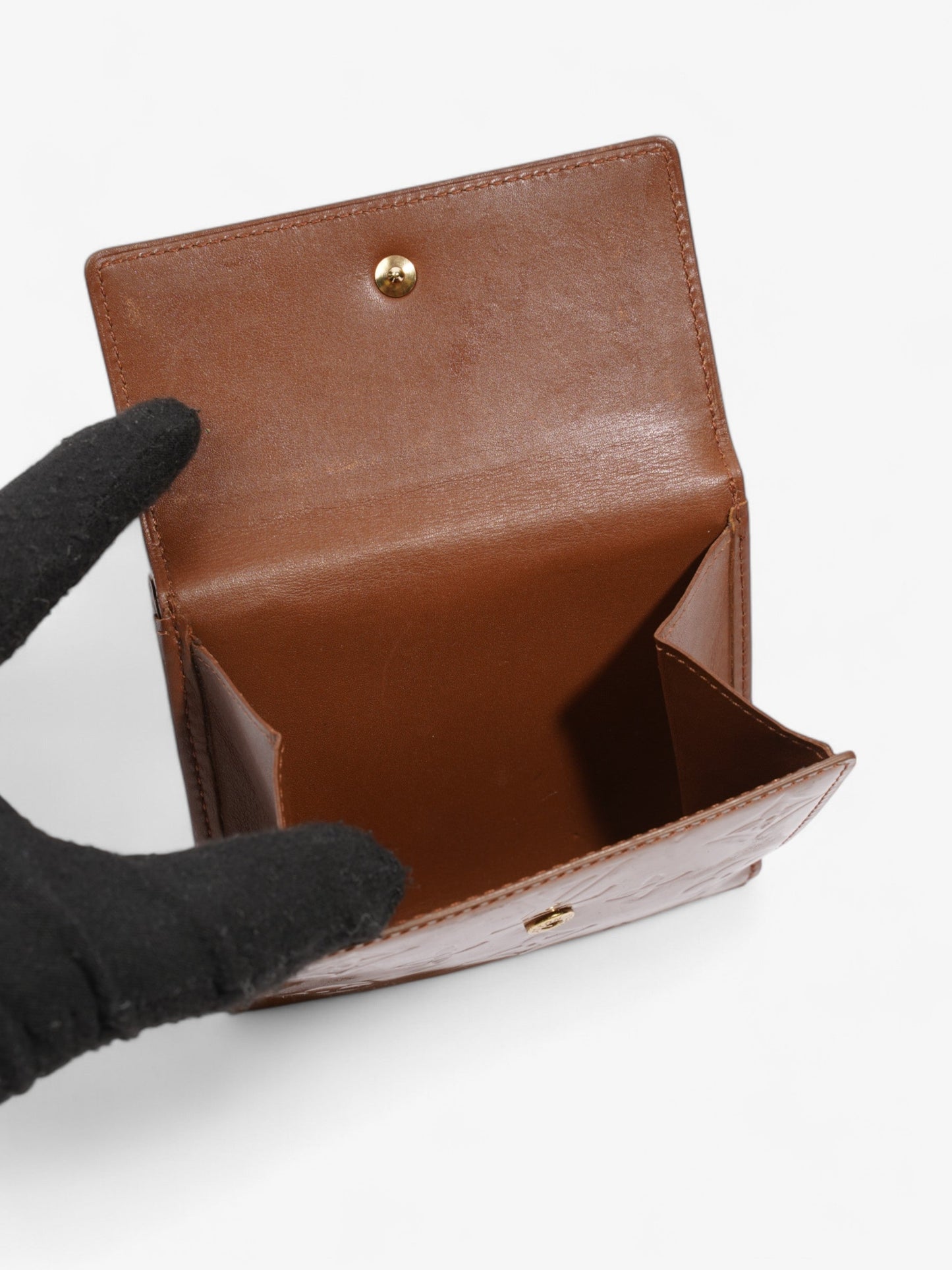Louis Vuitton Elise Wallet Monogram Vernis / Bronze Vernis Leather
