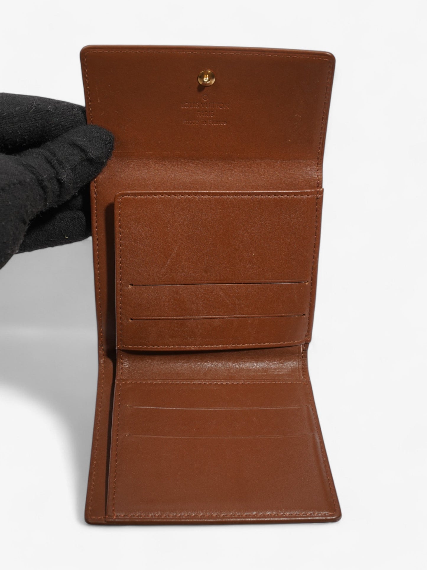 Louis Vuitton Elise Wallet Monogram Vernis / Bronze Vernis Leather