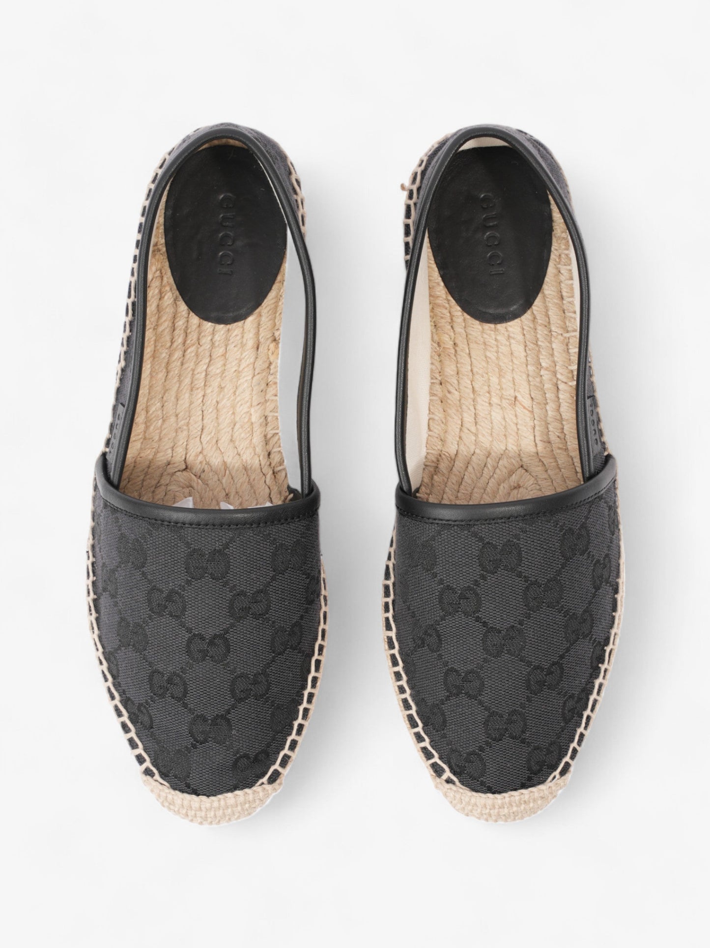 Gucci GG Espadrille GG Supreme / Black Canvas EU 37 UK 4