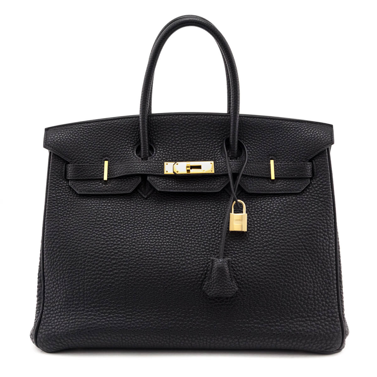Hermes Black Fjord Birkin 35