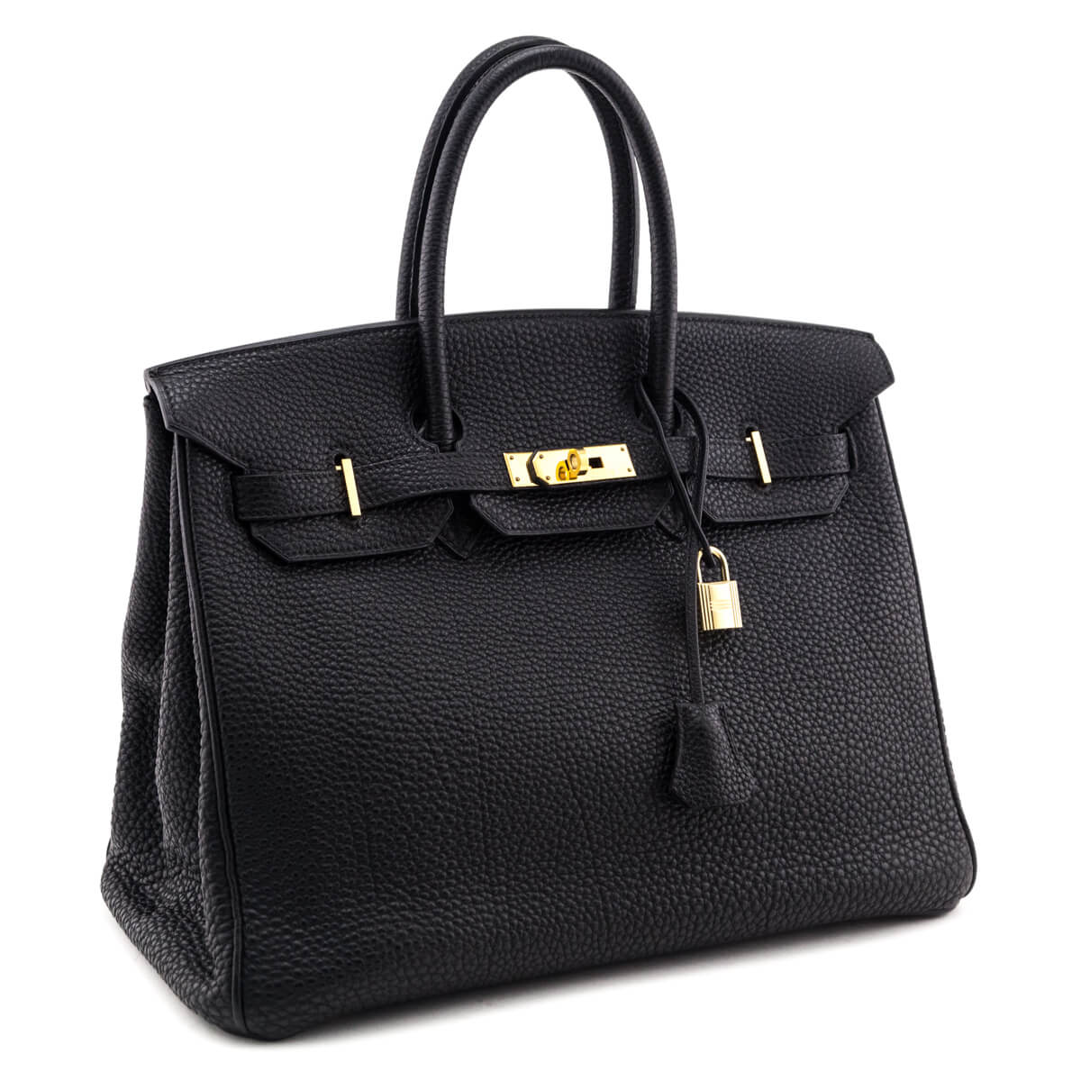Hermes Black Fjord Birkin 35