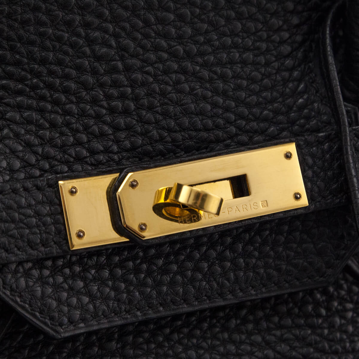 Hermes Black Fjord Birkin 35