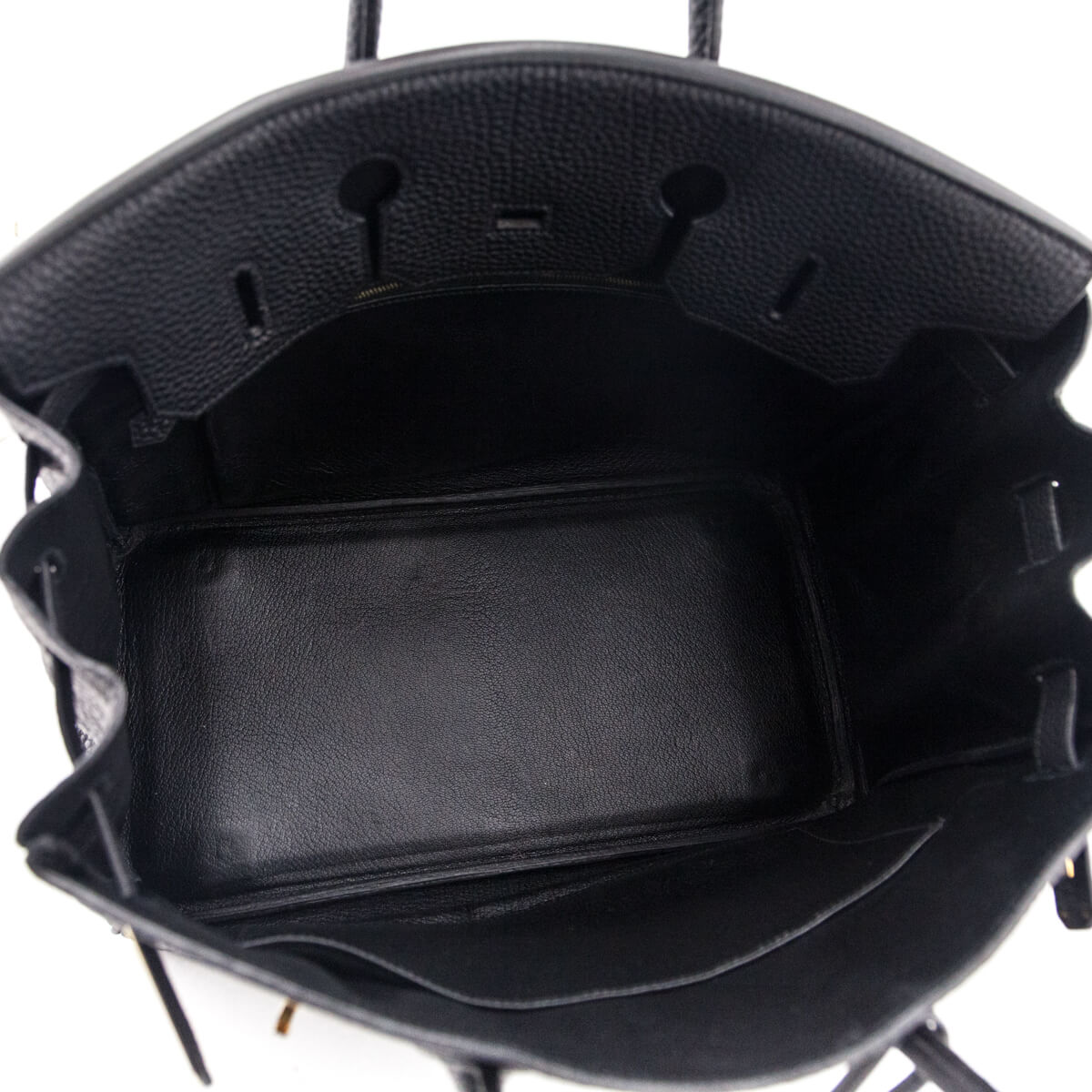 Hermes Black Fjord Birkin 35