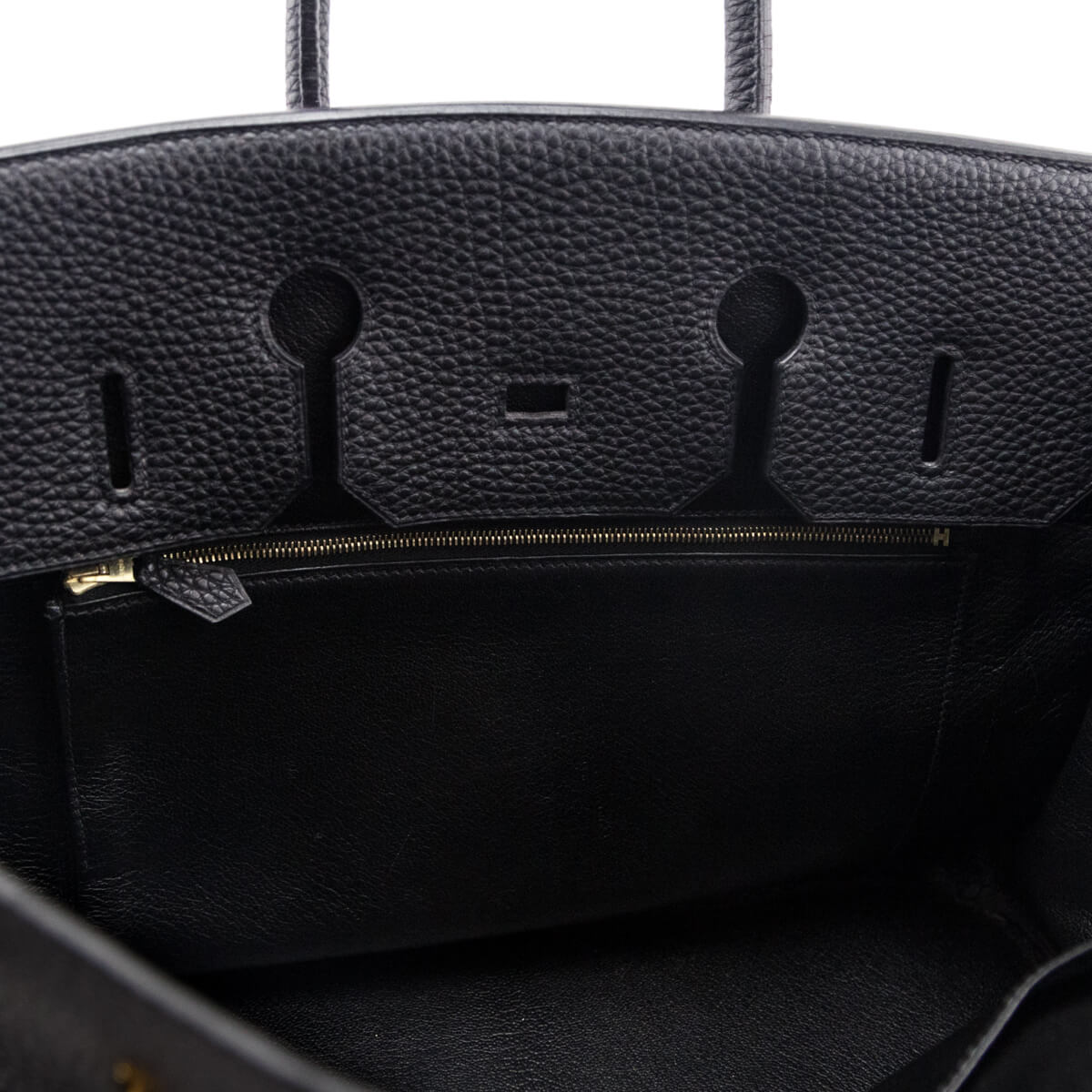 Hermes Black Fjord Birkin 35