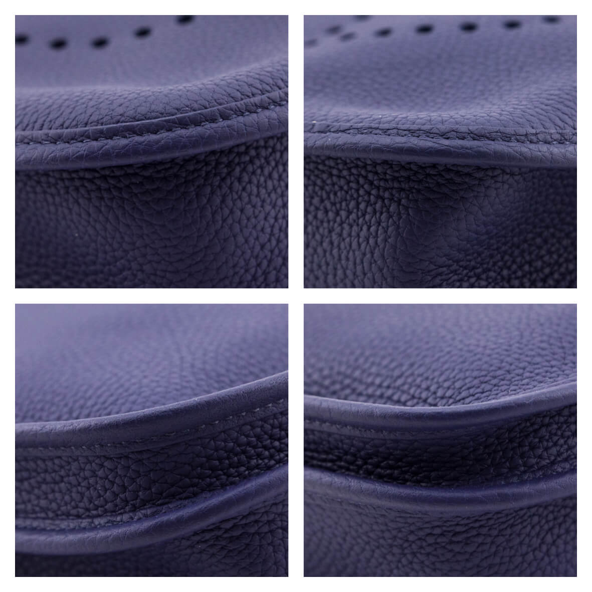 Hermes Bleu Encre Taurillon Clemence Evelyne III 29 PM
