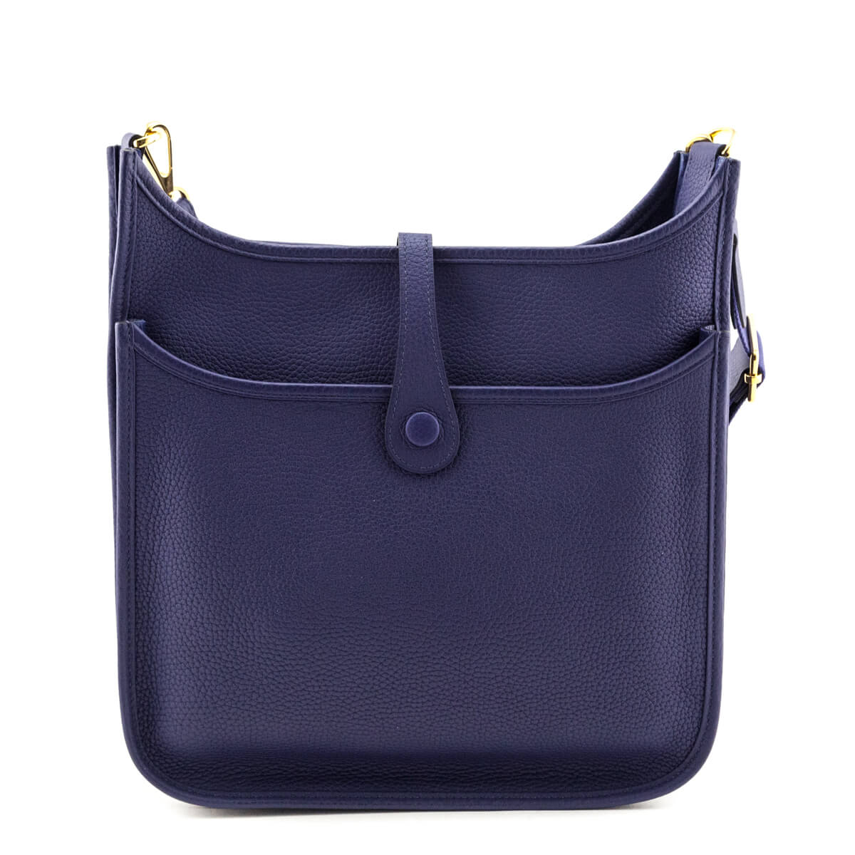 Hermes Bleu Encre Taurillon Clemence Evelyne III 29 PM