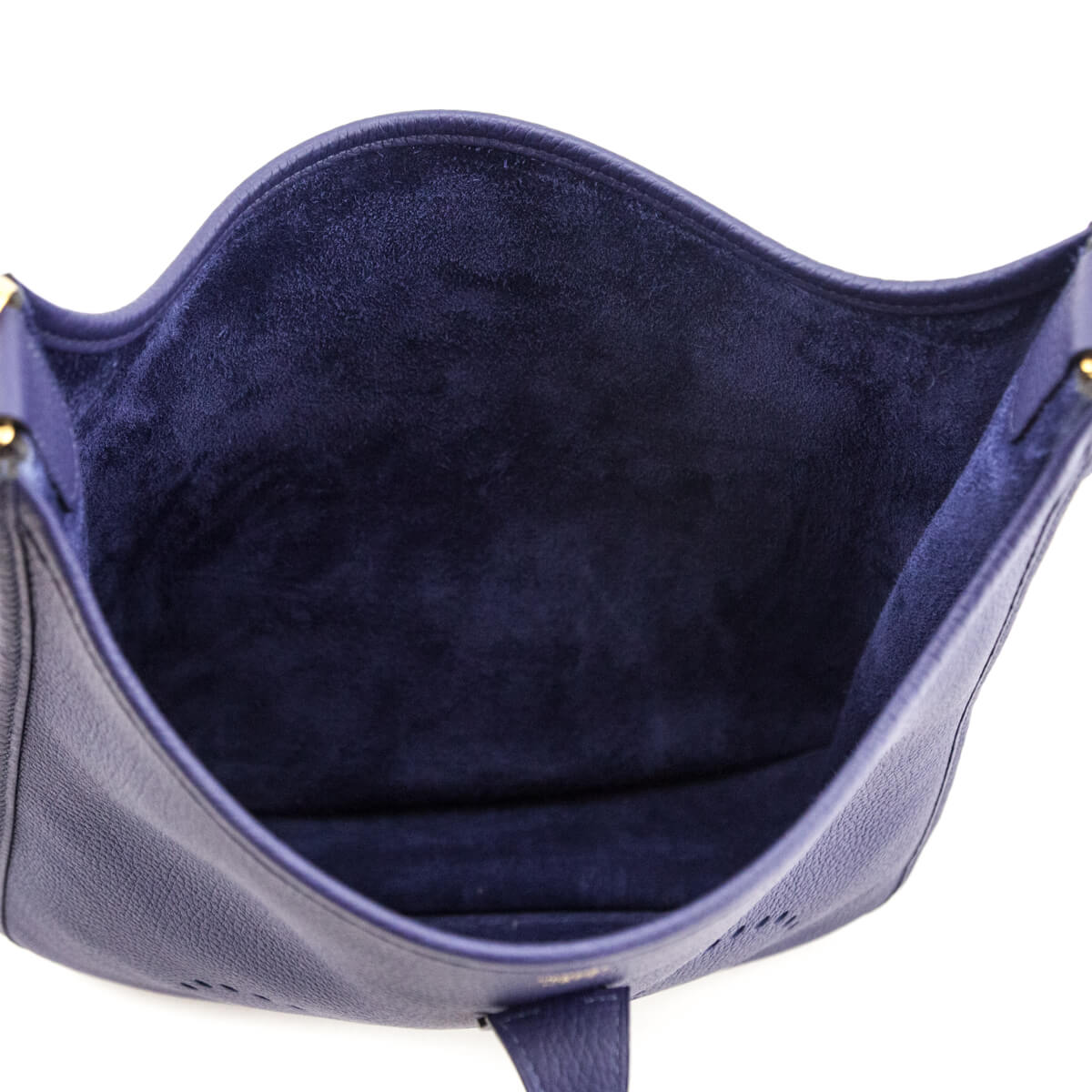 Hermes Bleu Encre Taurillon Clemence Evelyne III 29 PM