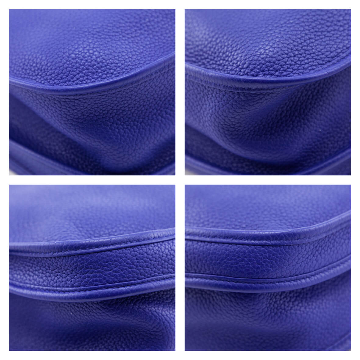 Hermes Bleu Royal Clemence Evelyne III GM