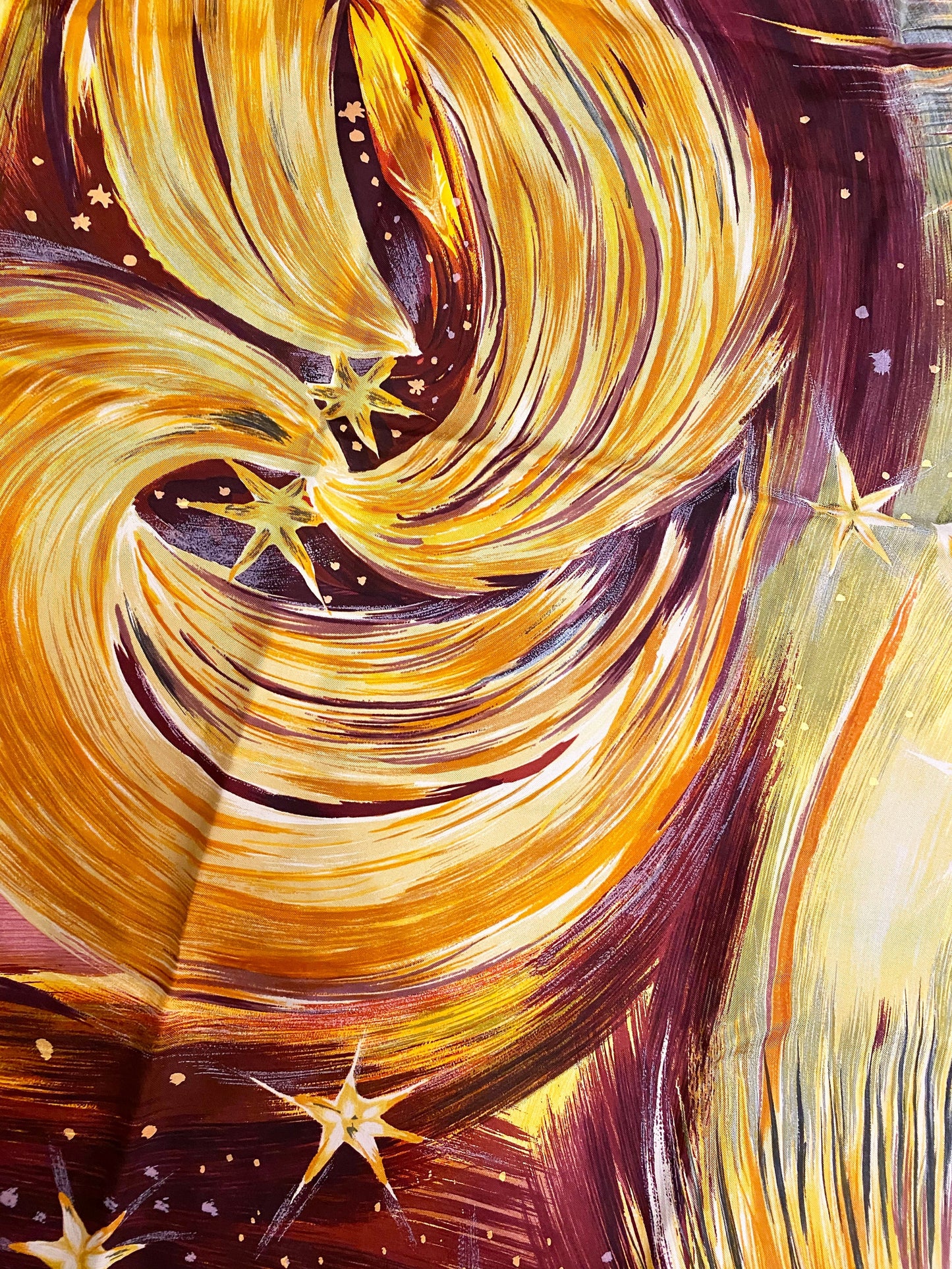 Hermes Feux du Ciel by Sefedine Ibrahim Alamin Scarf