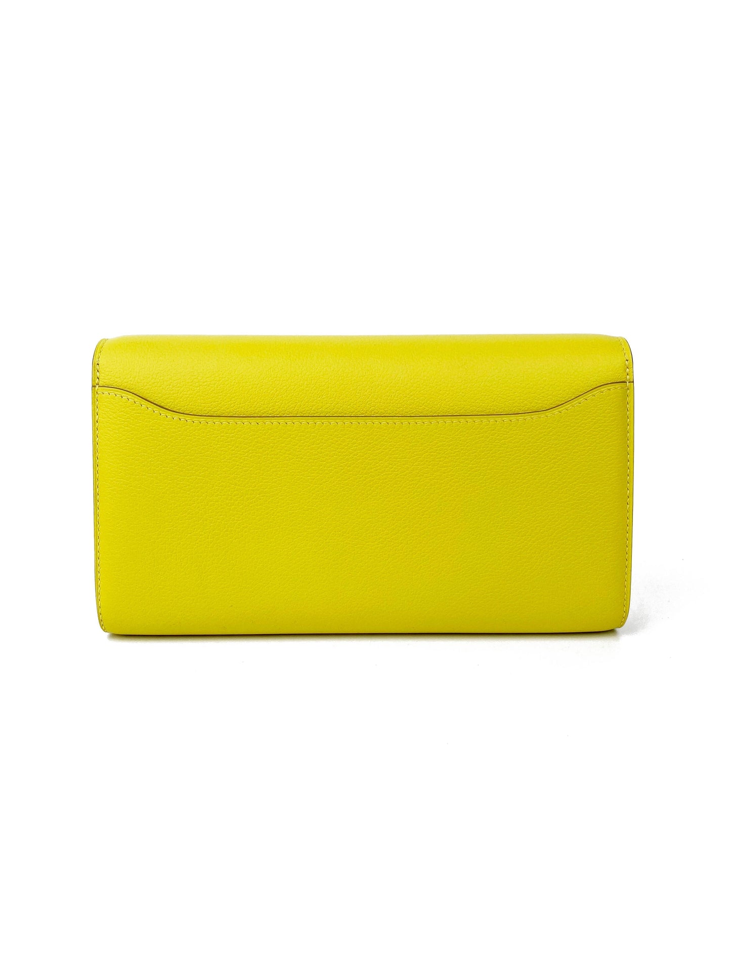 Hermes Lime Constance To Go Wallet