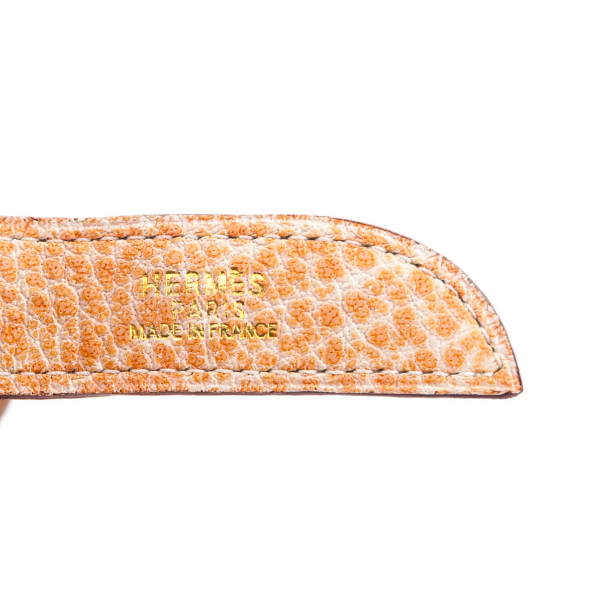 Hermes Orange Dalmation Buffalo Massai PM