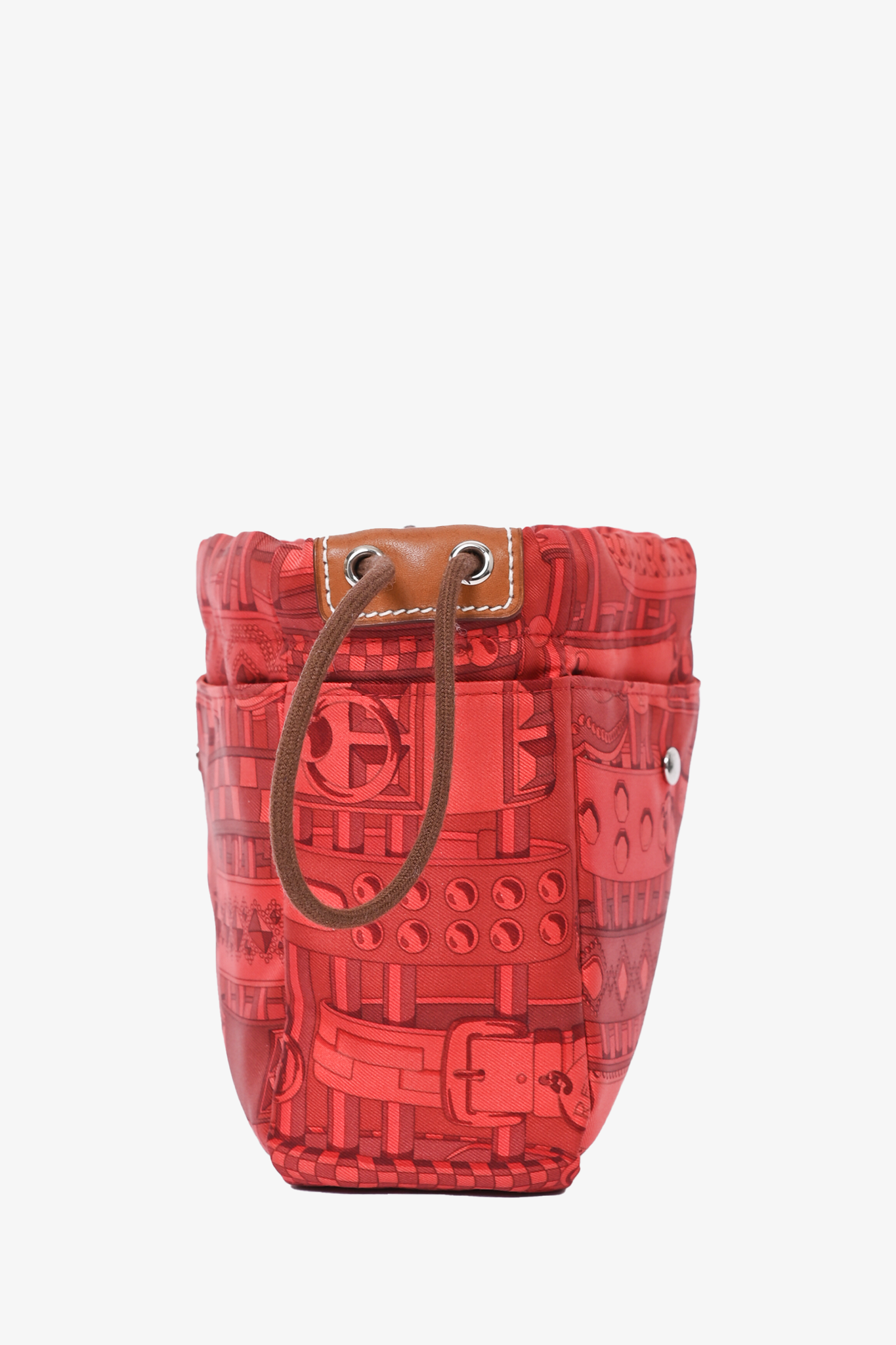 Hermes Orange Printed Fourbi 20 Pouch Insert