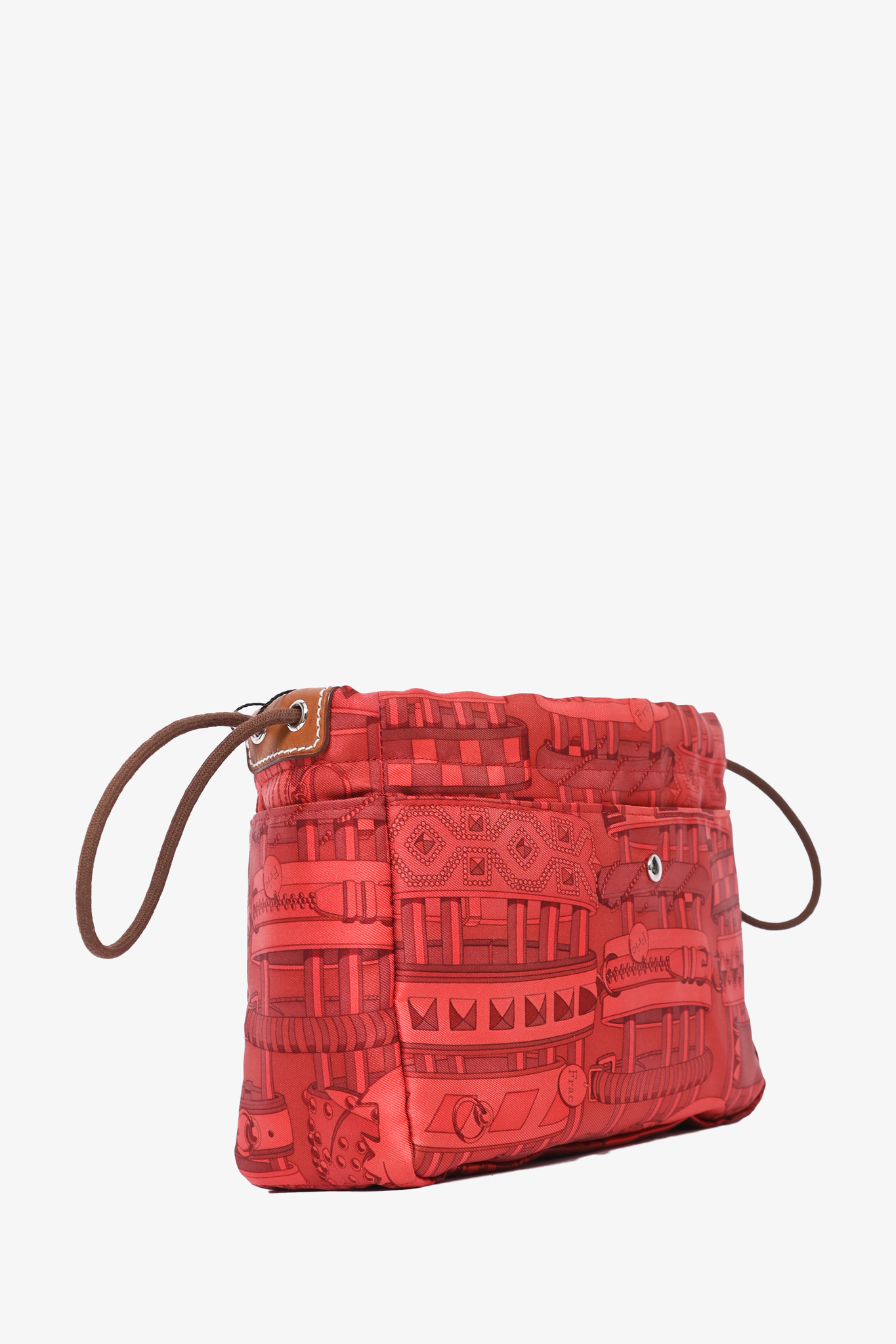 Hermes Orange Printed Fourbi 20 Pouch Insert