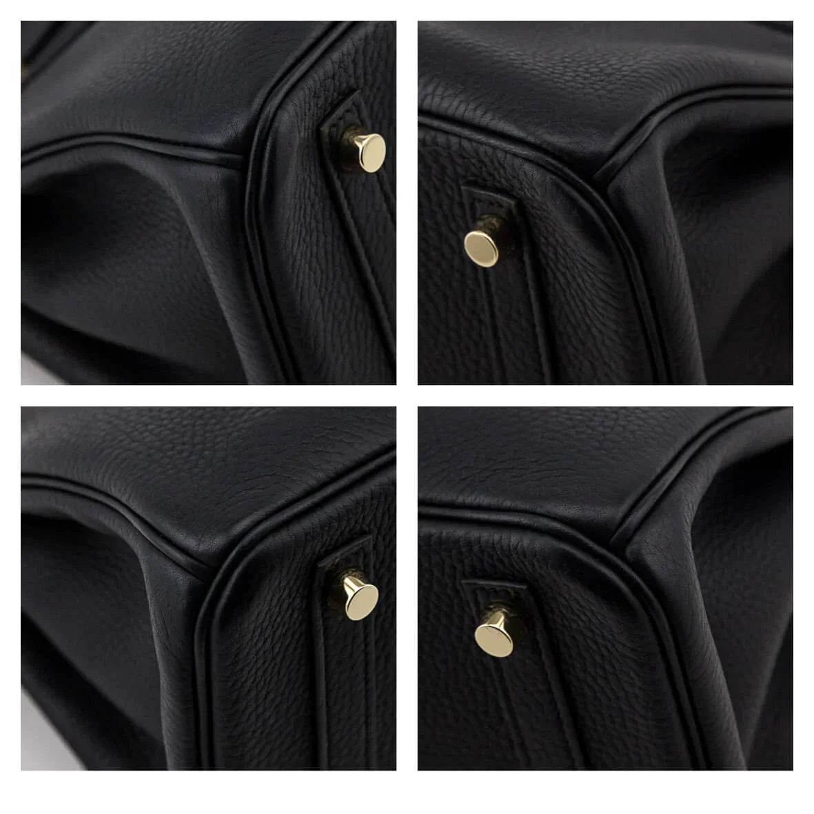 Hermes Black Clemence Birkin 30