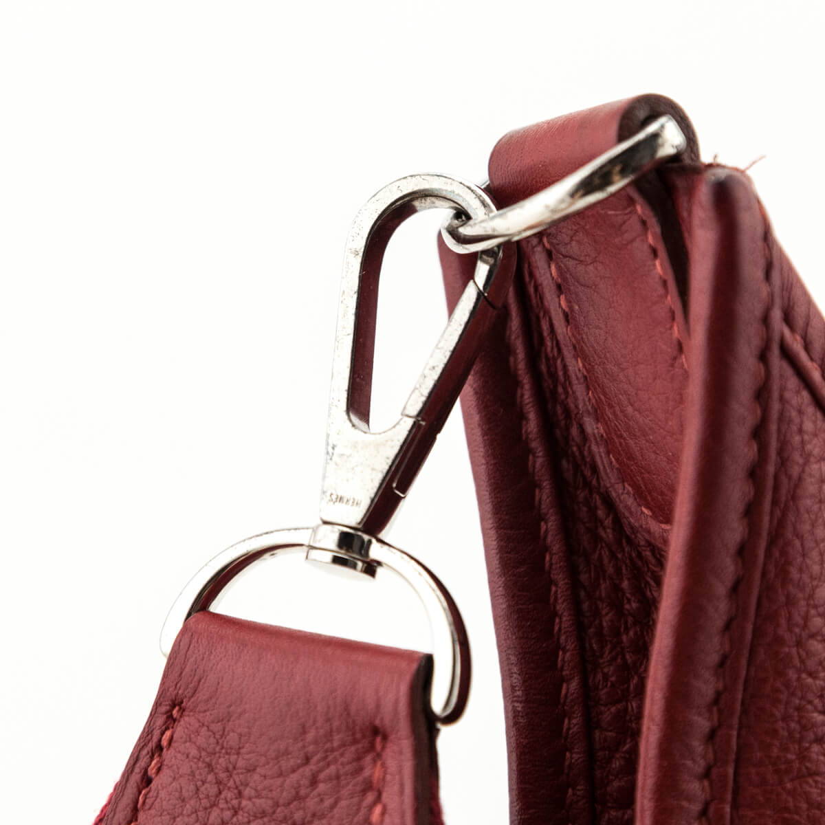 Hermes Rouge Hermes Clemence Evelyne III PM