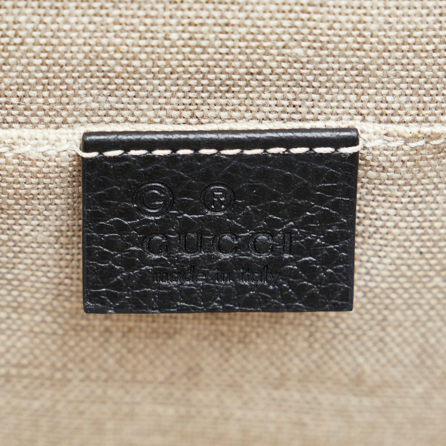 Gucci Interlocking G Small Black Leather