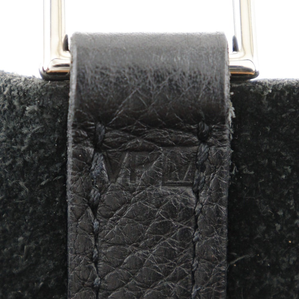 HERMES Handbag Taurillon Clemence black Picotan MM Women Used