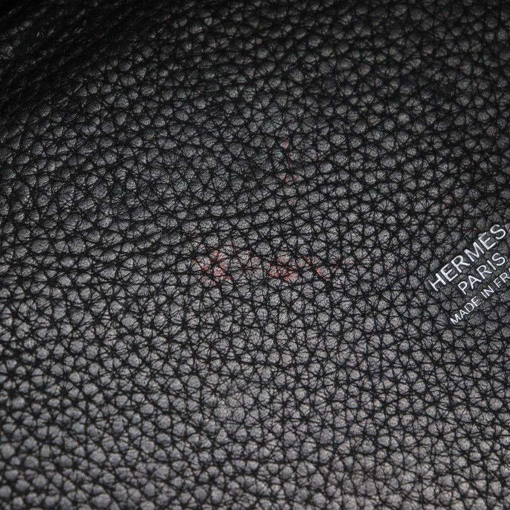 HERMES Handbag Taurillon Clemence black Picotan MM Women Used