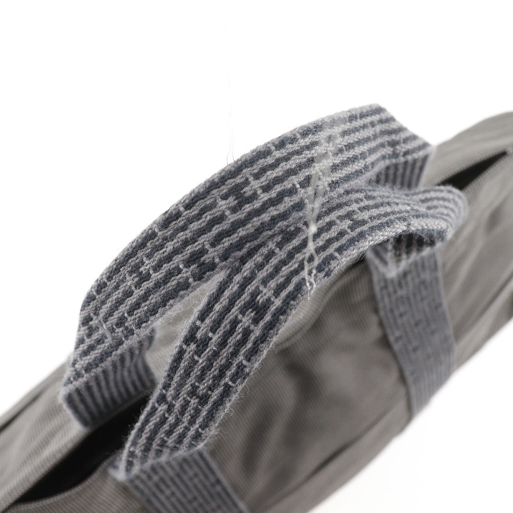 HERMES Tote Bag Nylon canvas gray Her Line Tote GM unisex(Unisex) Used