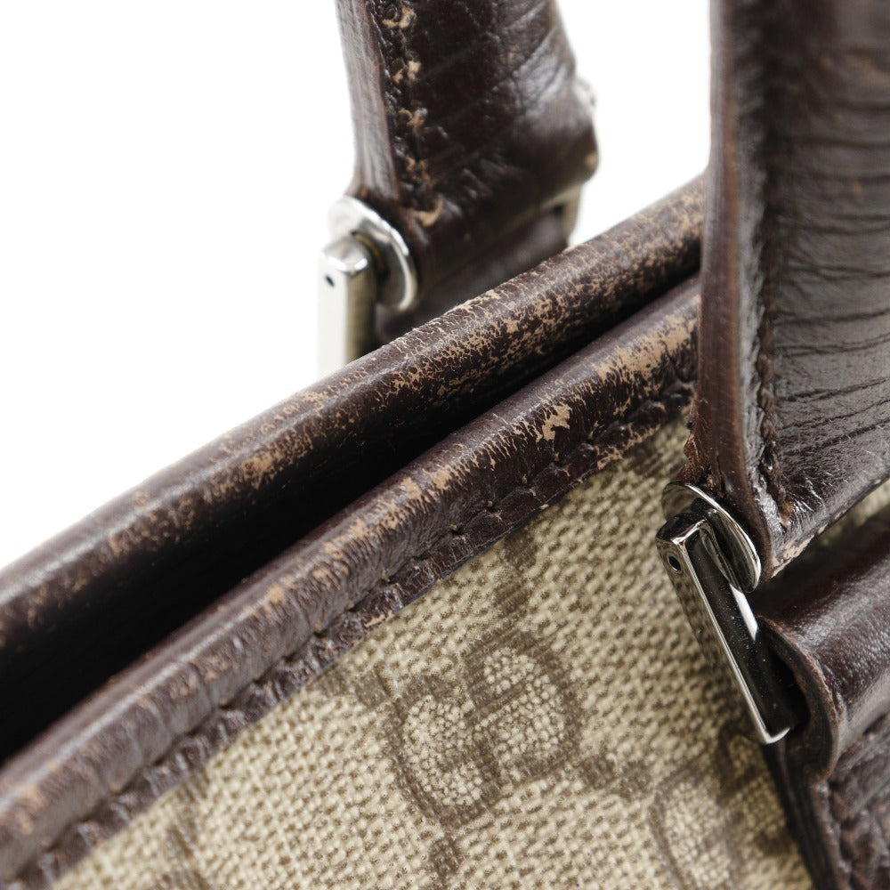 GUCCI Tote Bag 114595 GG plus Brown Women Used