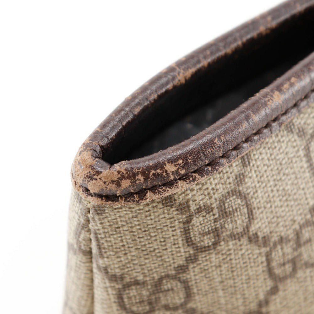 GUCCI Tote Bag 114595 GG plus Brown Women Used