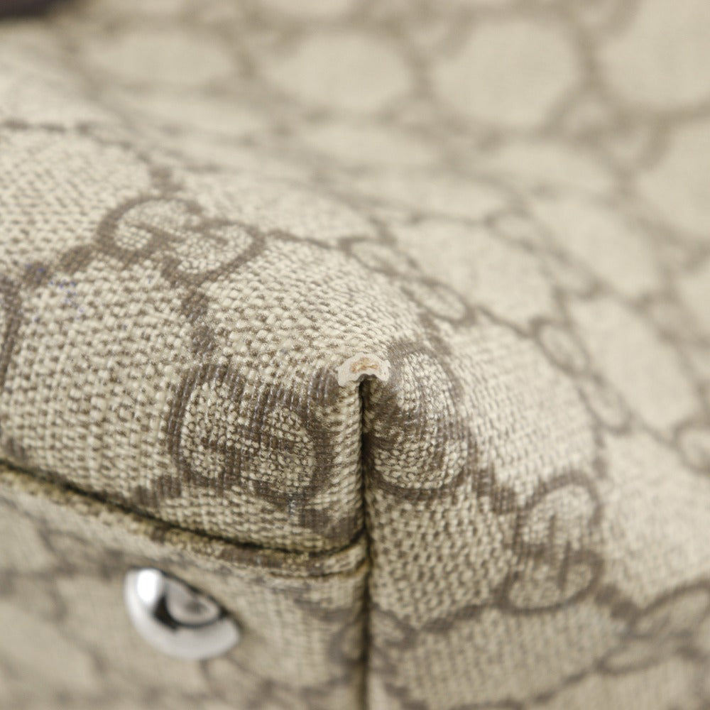 GUCCI Tote Bag 114595 GG plus Brown Women Used