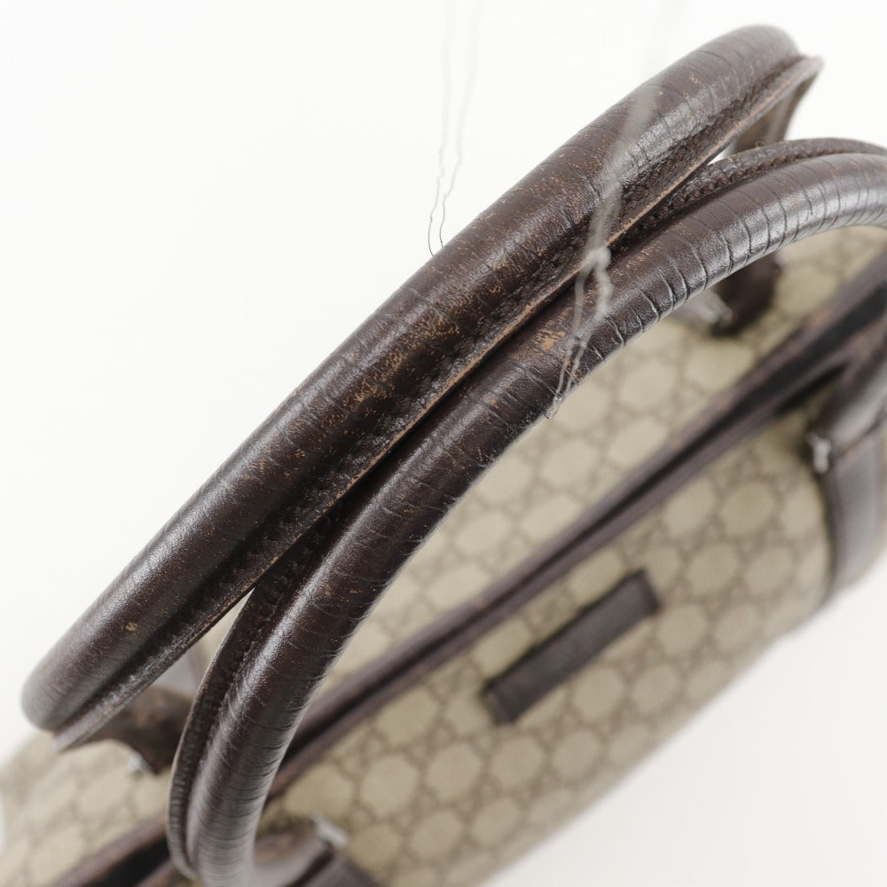 GUCCI Tote Bag 114595 GG plus Brown Women Used