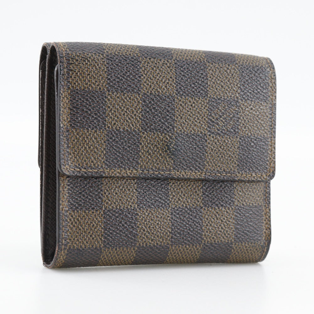 LOUIS VUITTON Bifold Wallet N61652 Damier canvas Brown W Hook Wallet  Porte BilletsCartes Crdit unisex(Unisex) Used